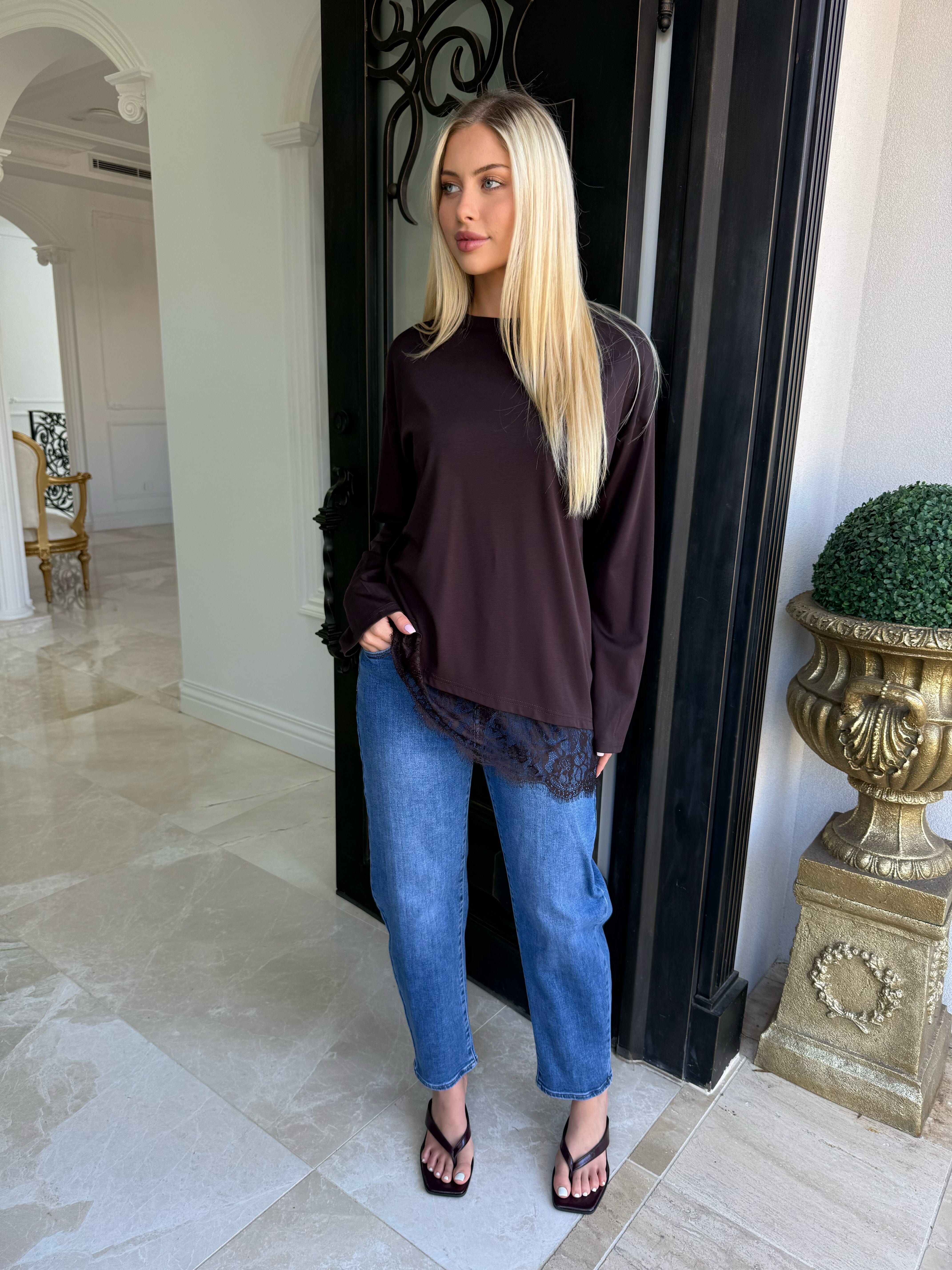 Lace Liquid Top