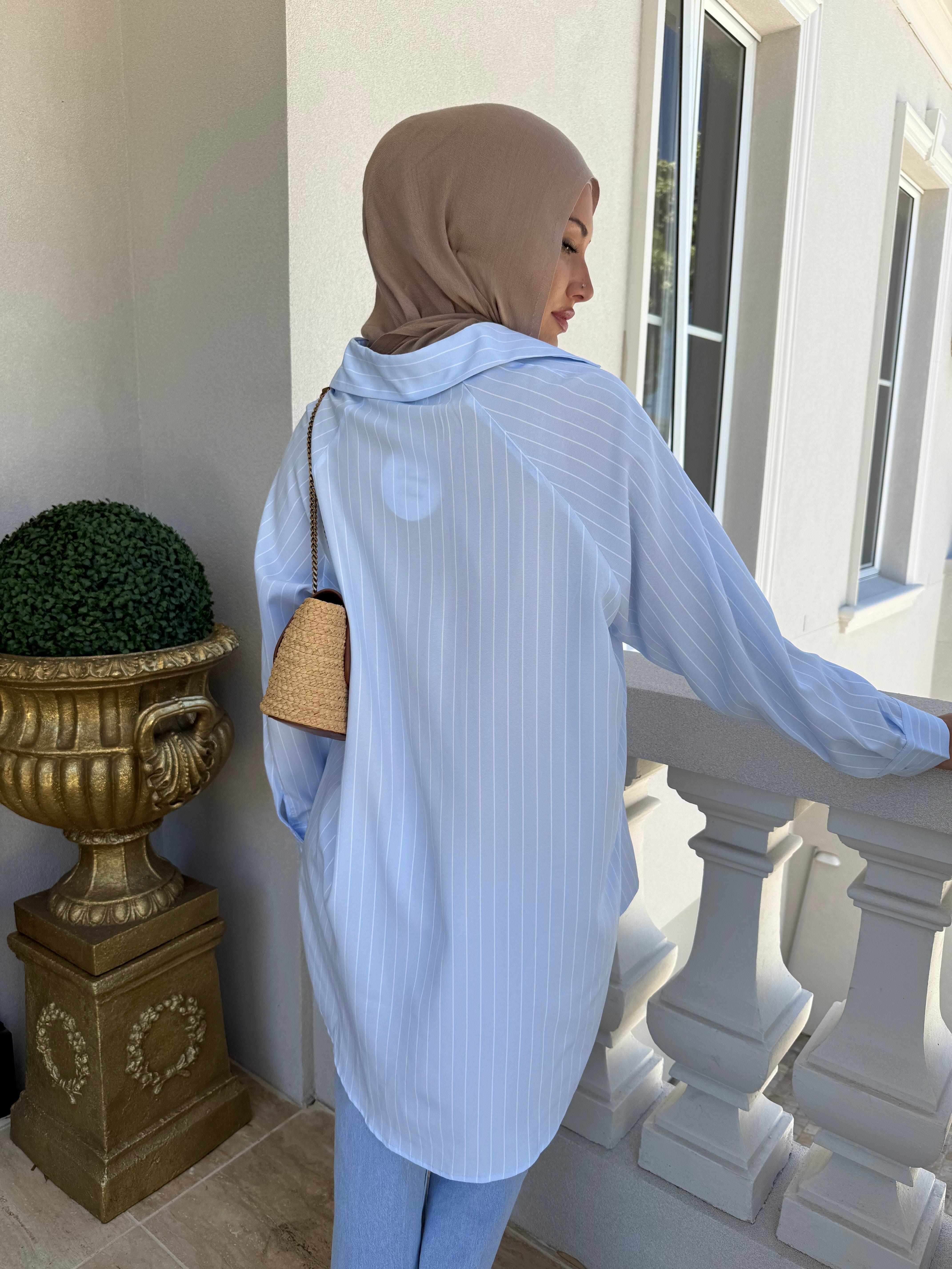 High Low Stripe Shirt