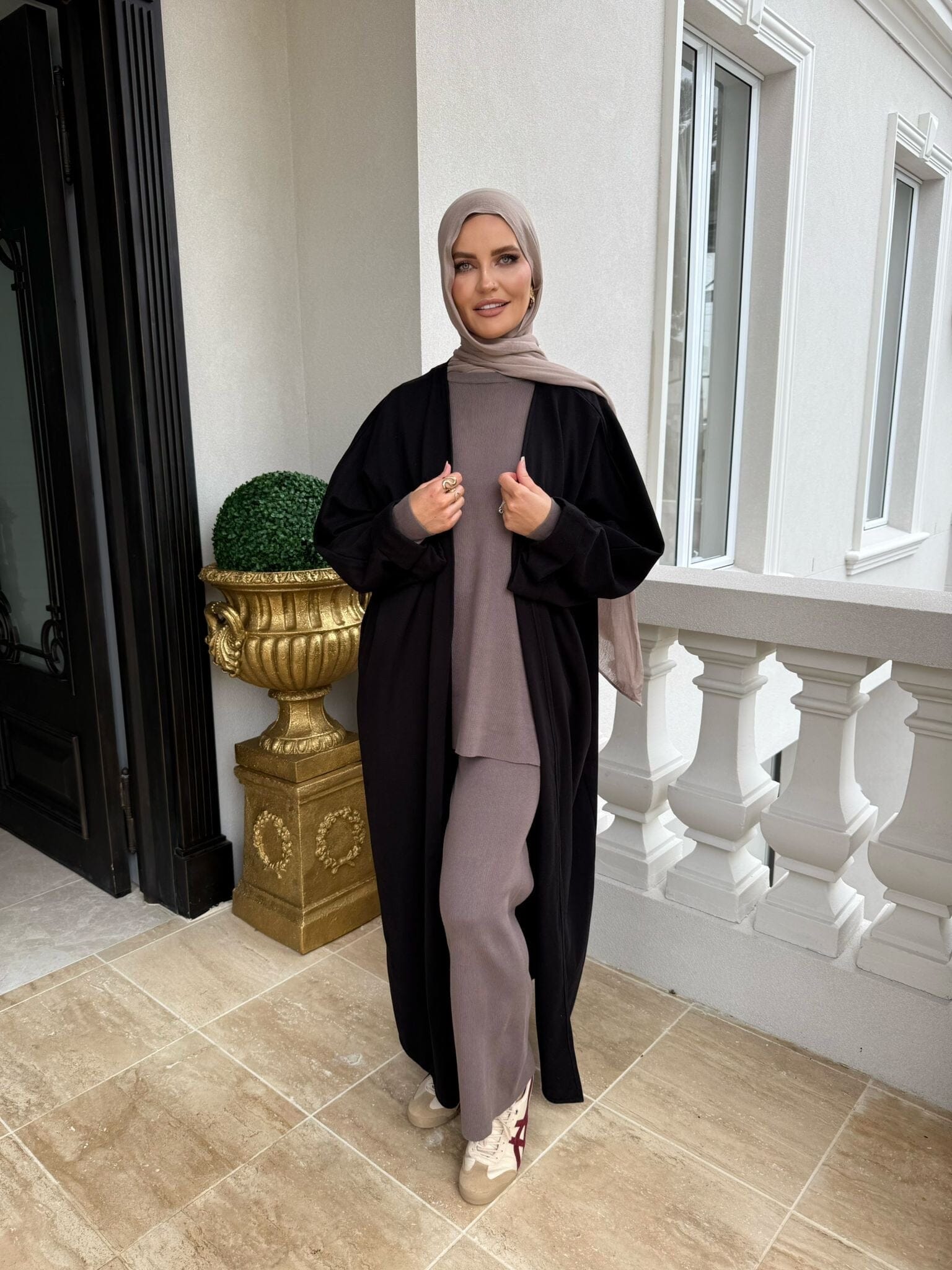 Textured Abaya kimono
