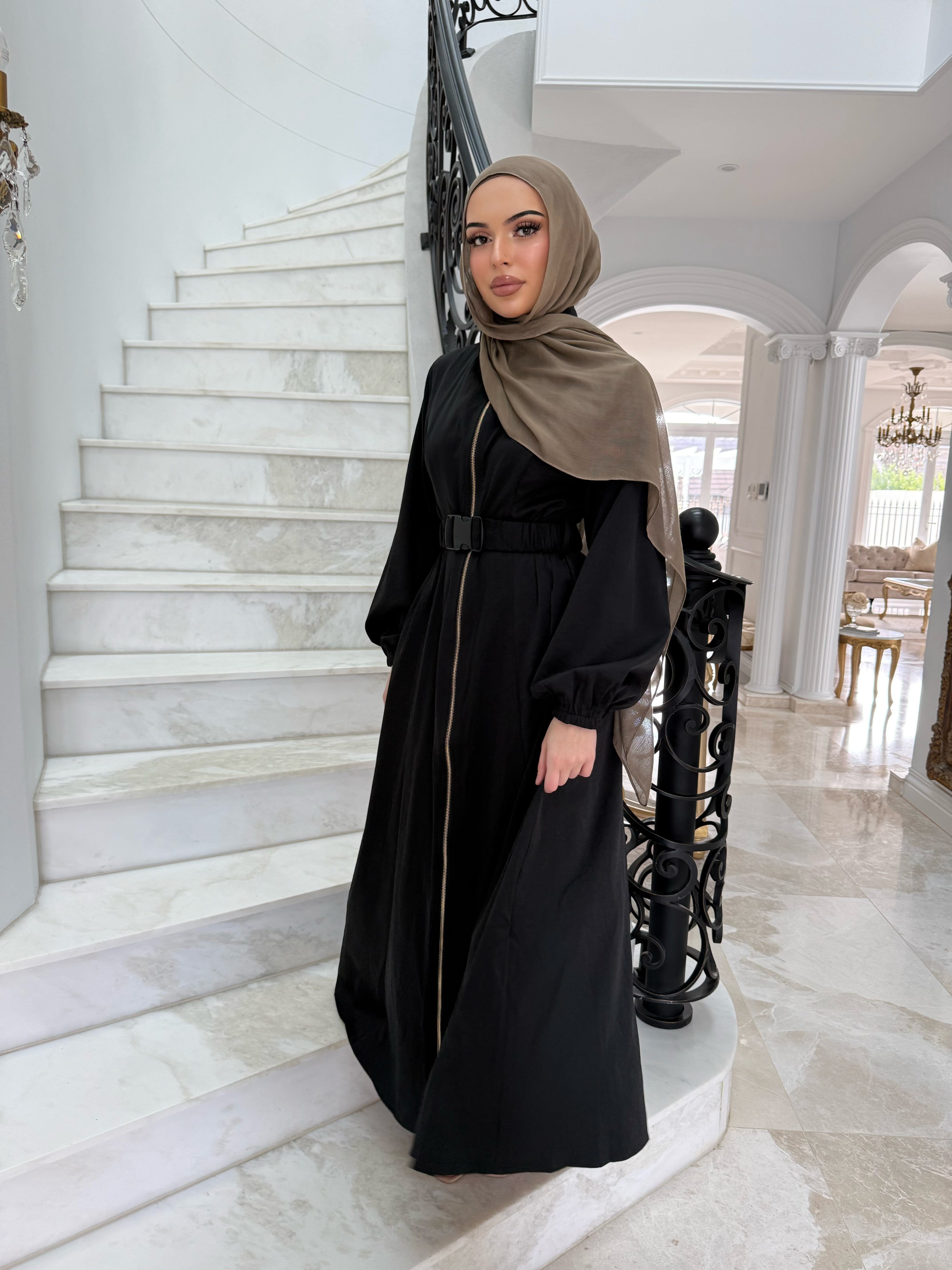 Buckle Zip Dress
