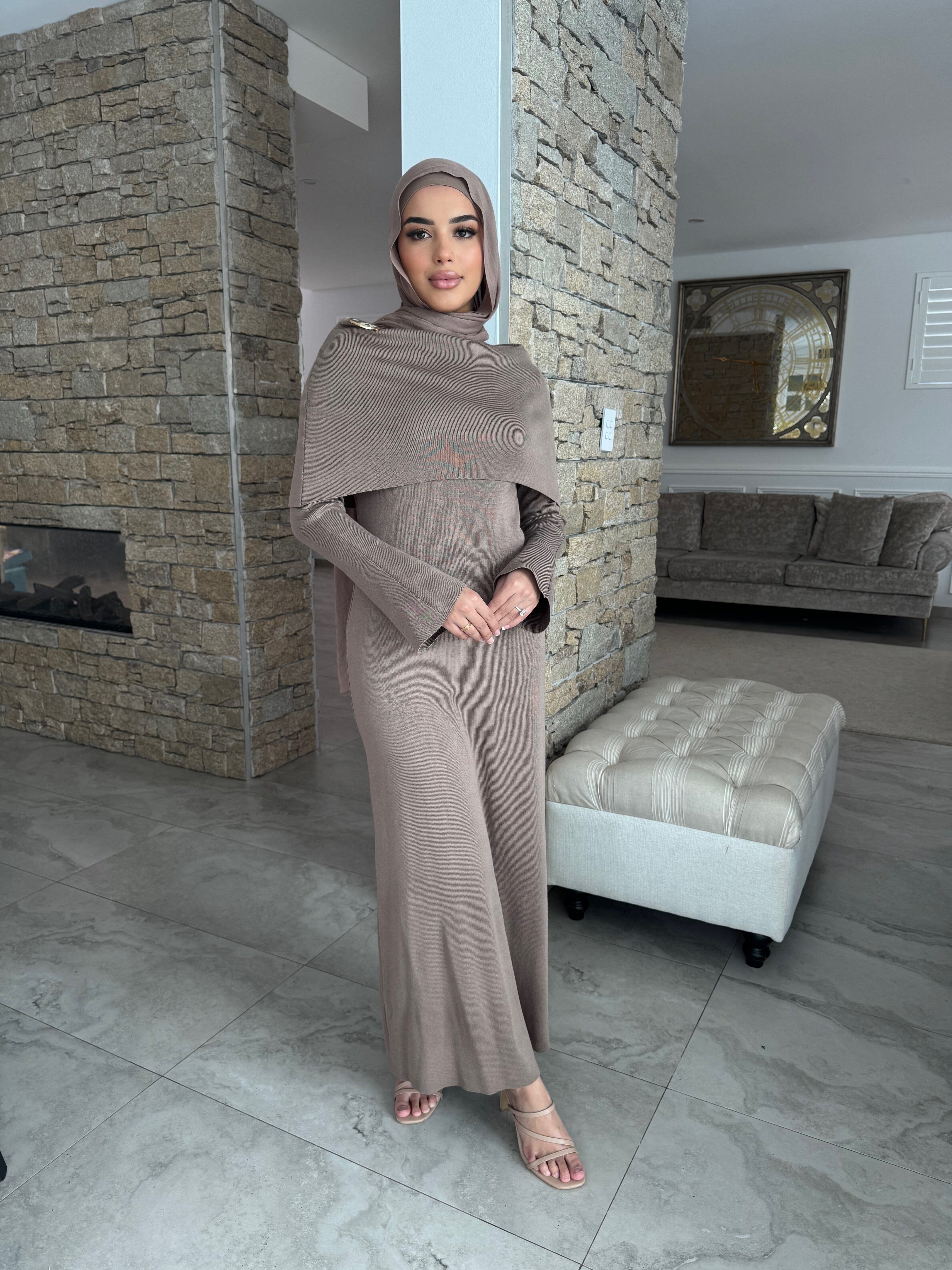 Knit Shawl Dress