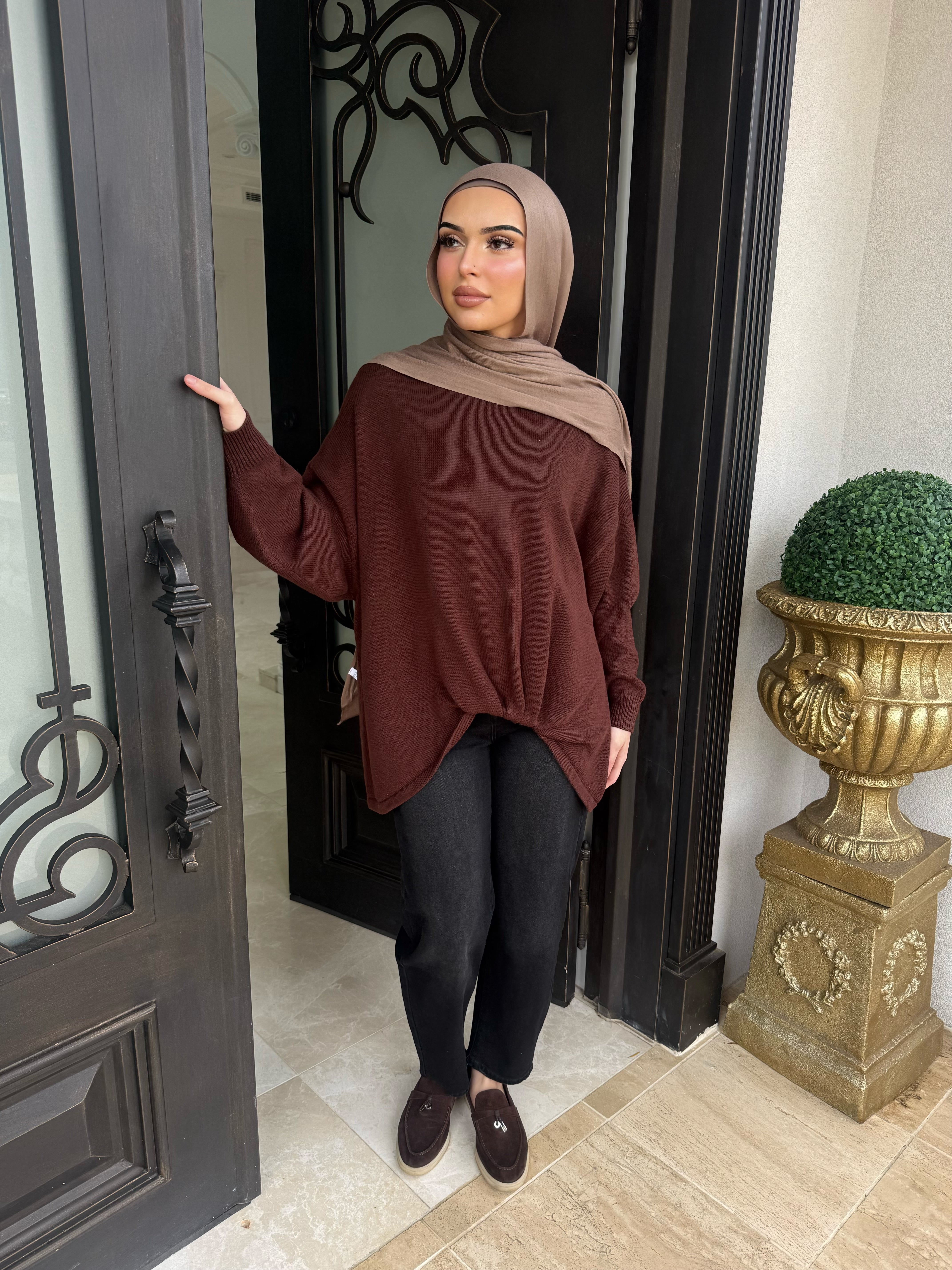 Tucked Knit Jumper
