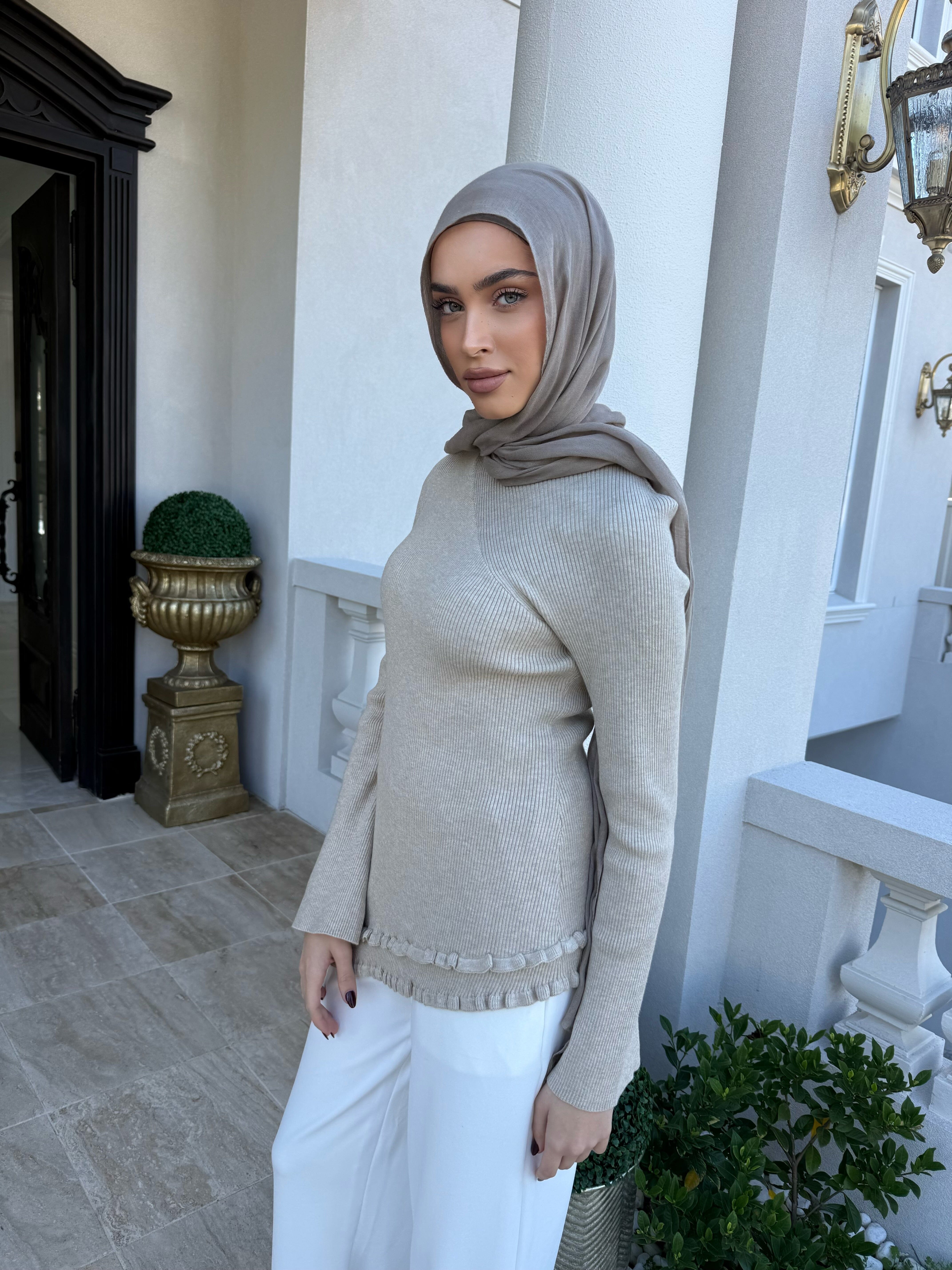 Frill Knit Jumper