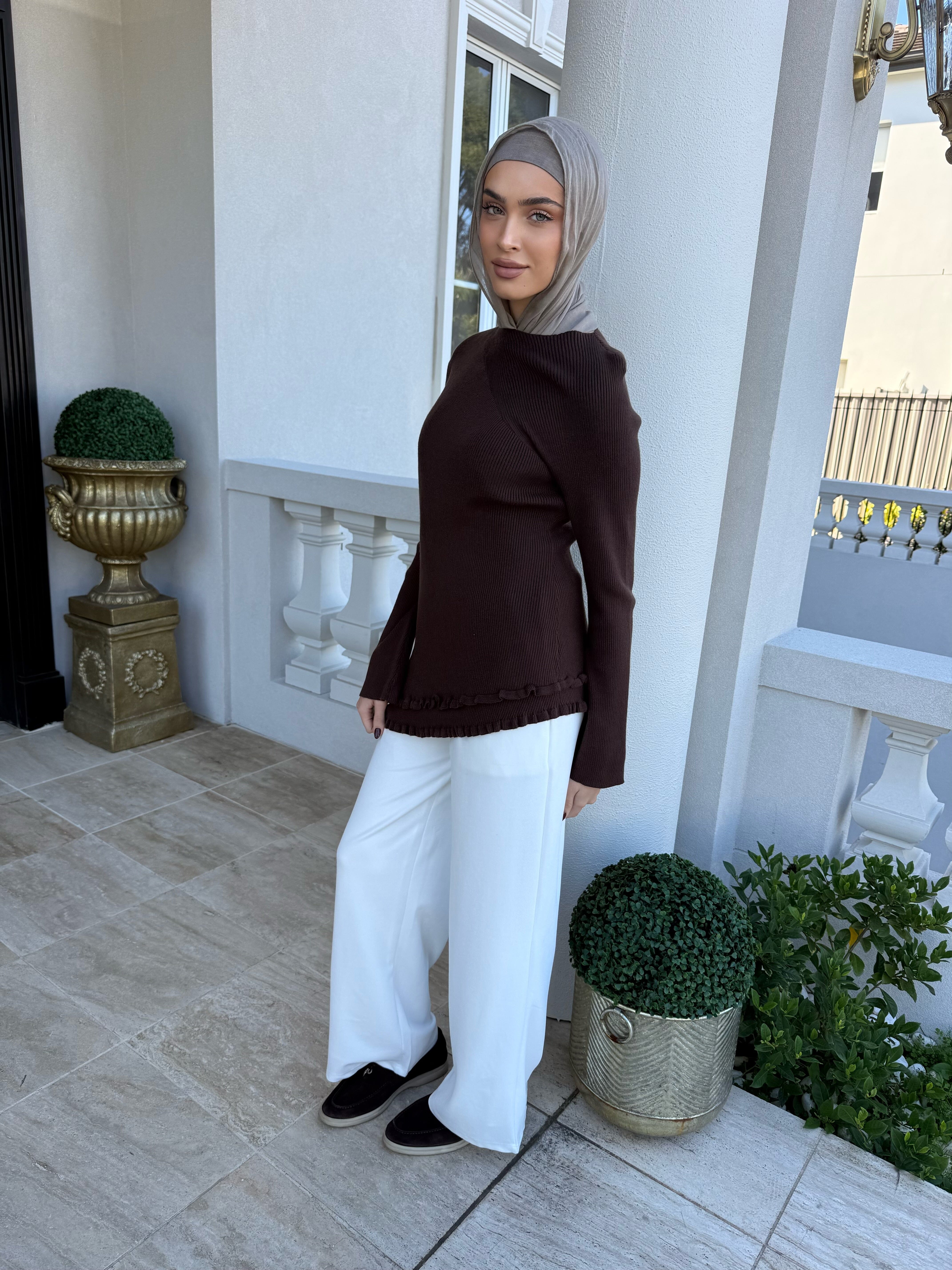 Frill Knit Jumper