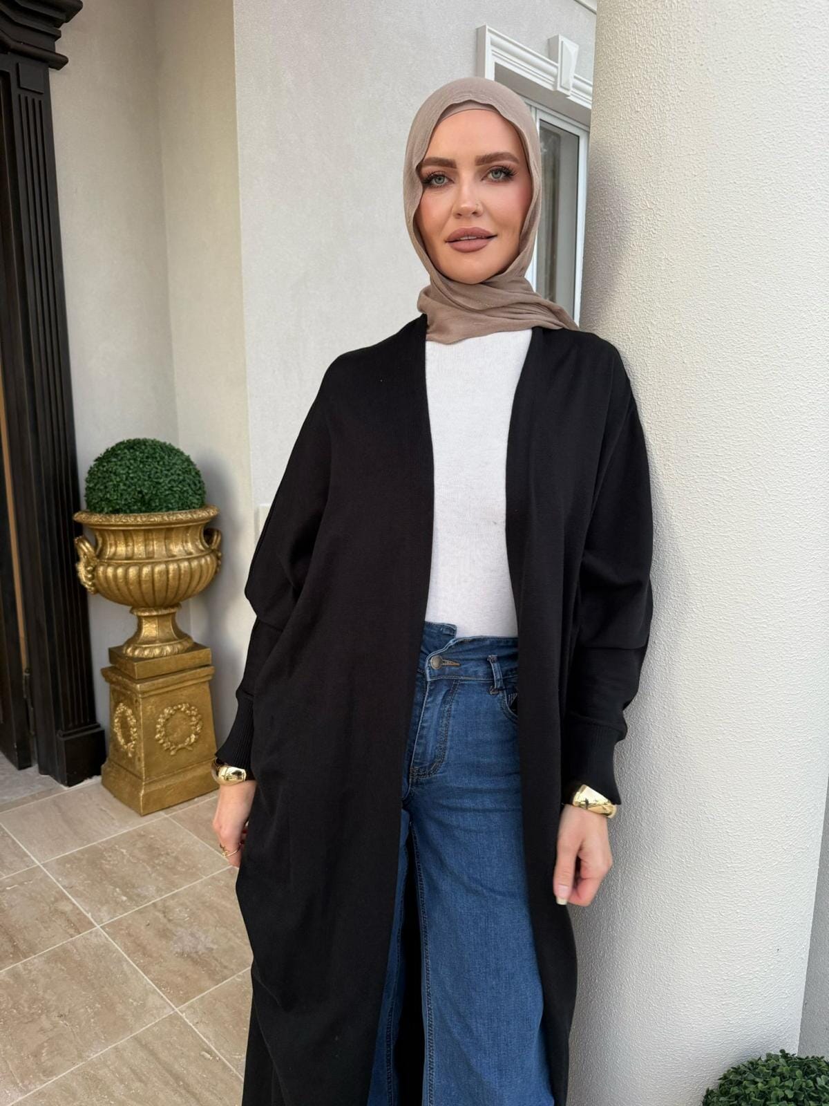 Knit Abaya Kimono