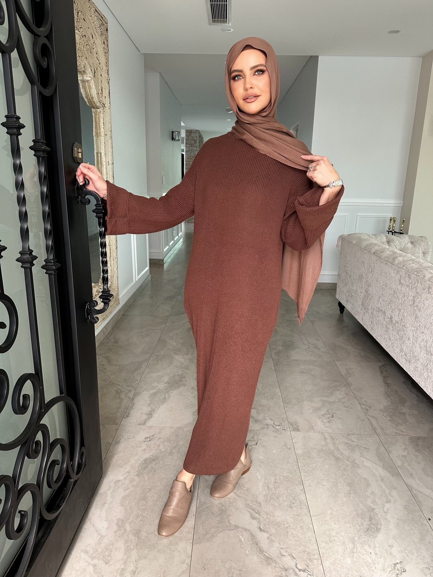 Belle Knit Abaya