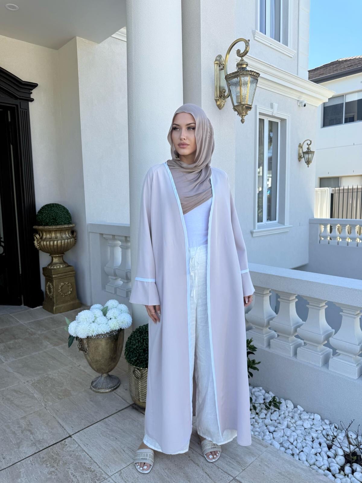 Trimmed Abaya