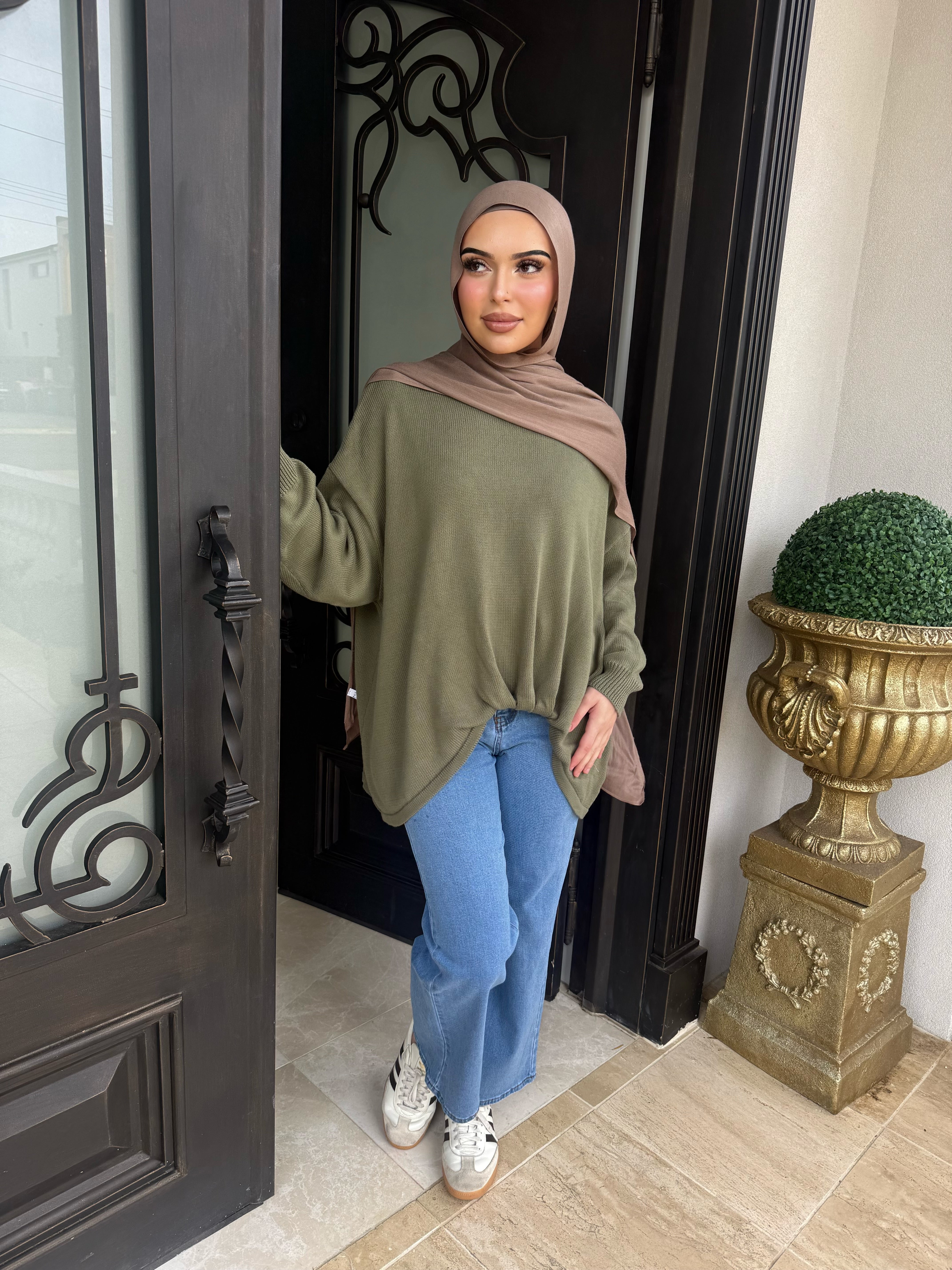 Tucked Knit Jumper