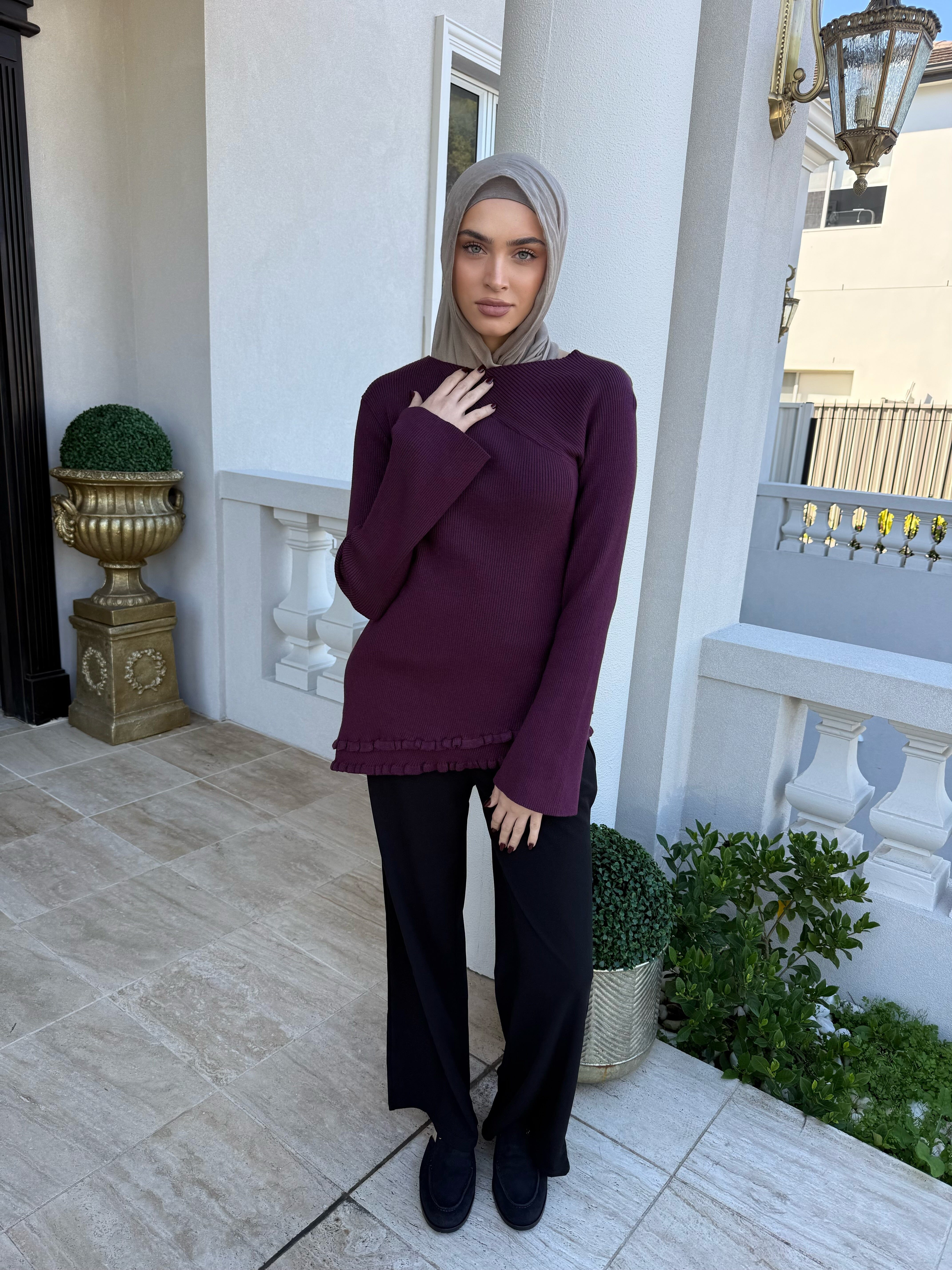 Frill Knit Jumper