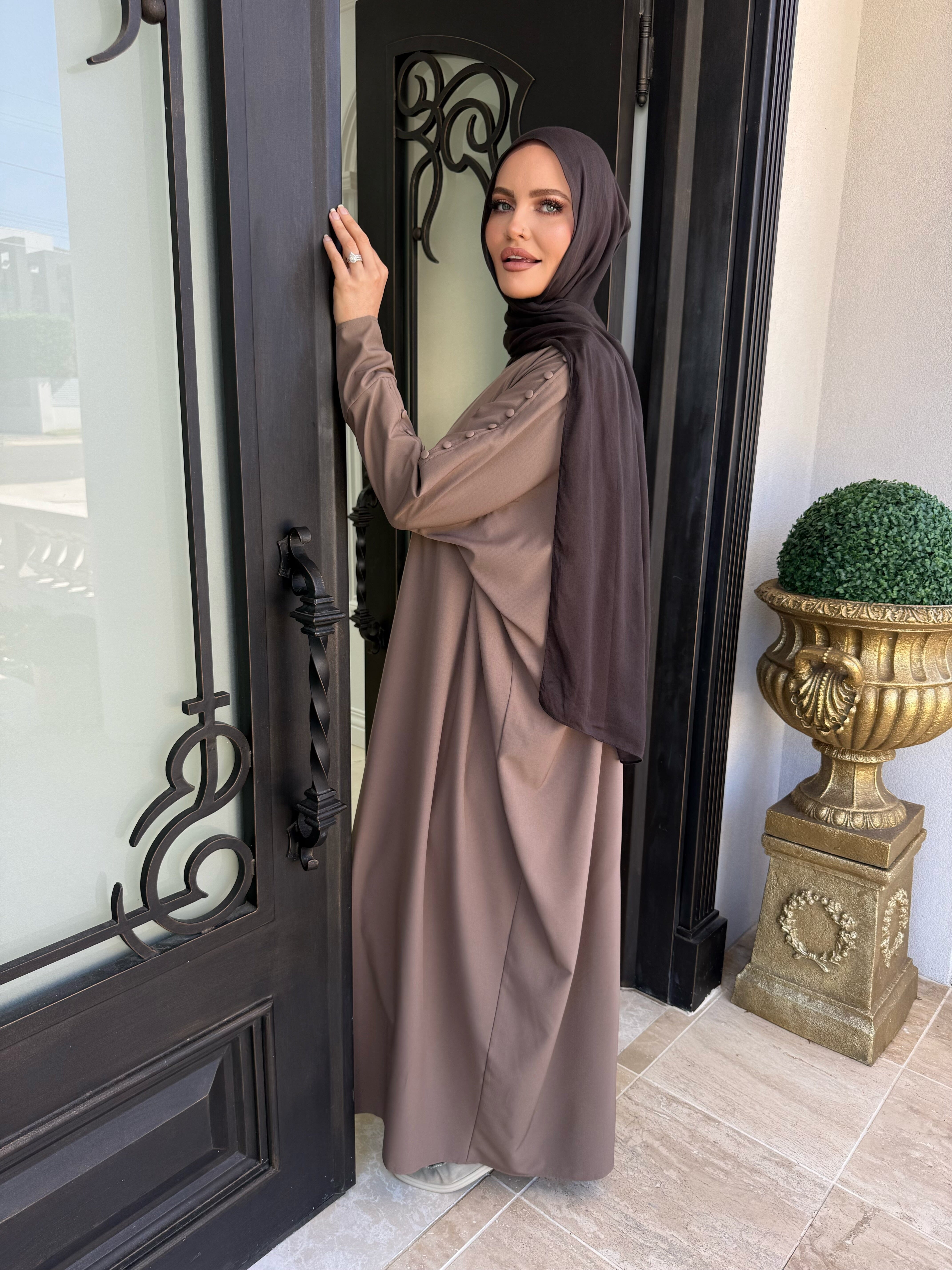 Button Abaya Kaftan