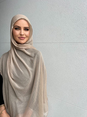 Premium Nude Hijab Set