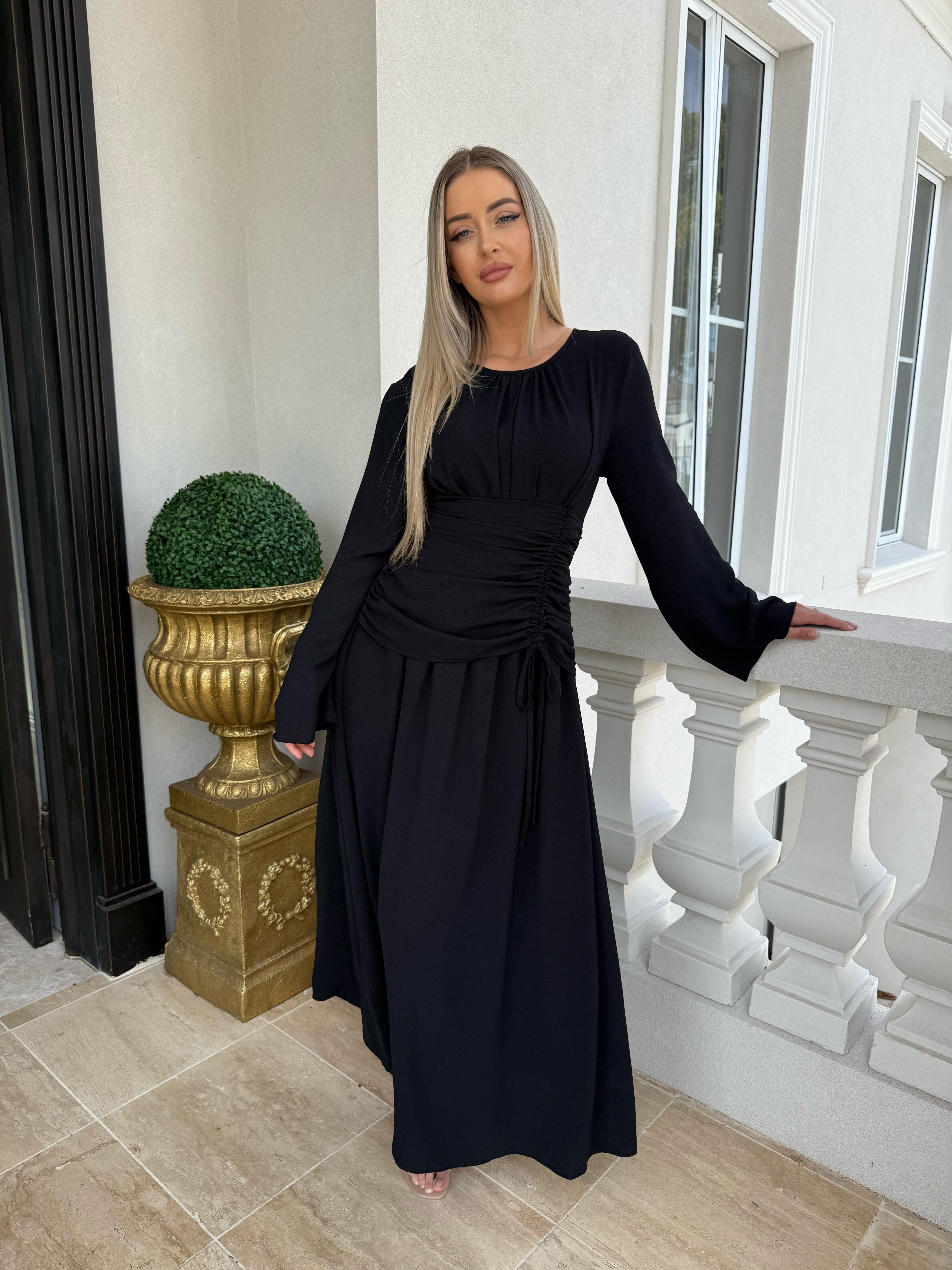 Houda Gathered Dress