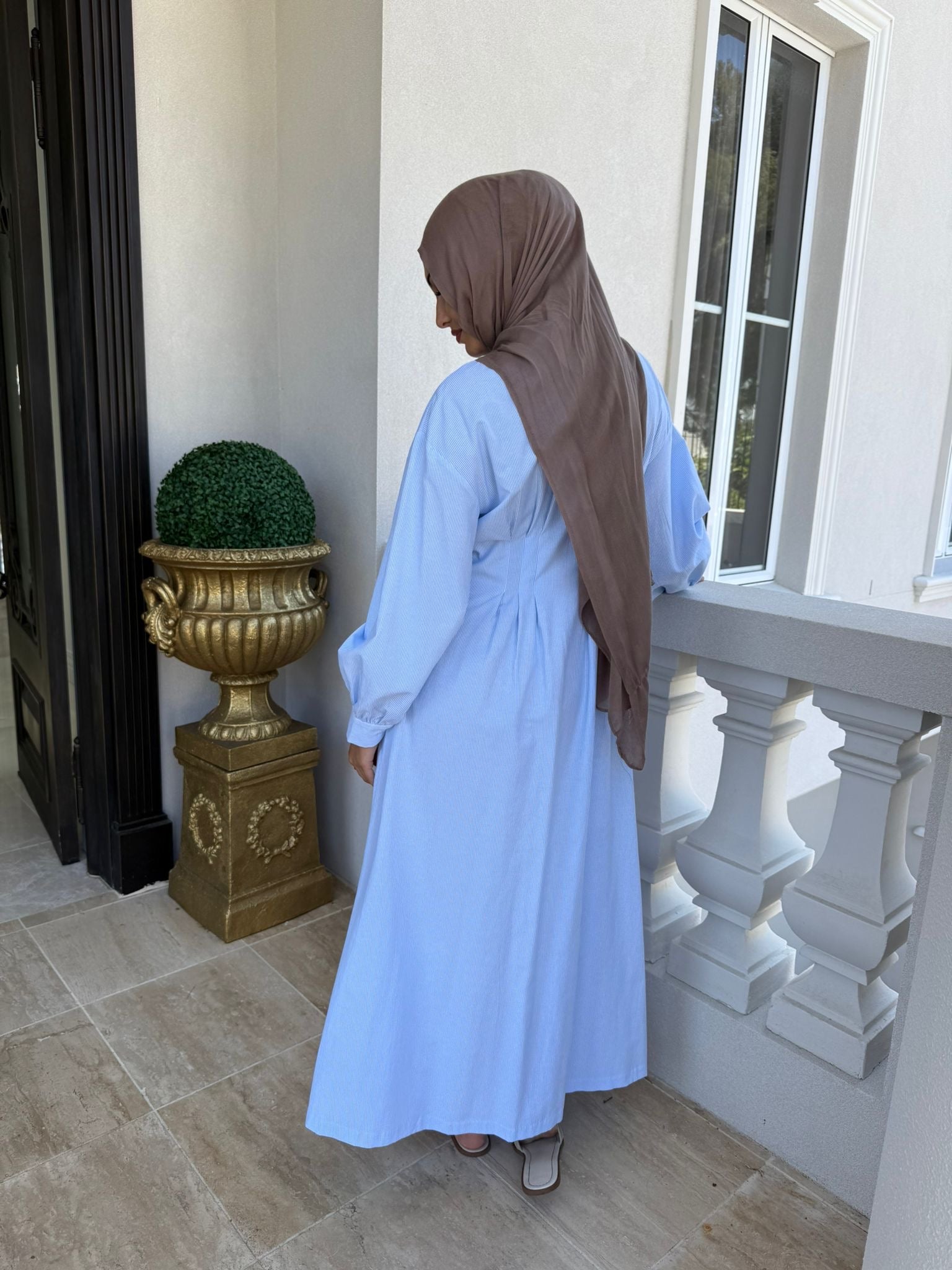 Pin Stripe Maxi