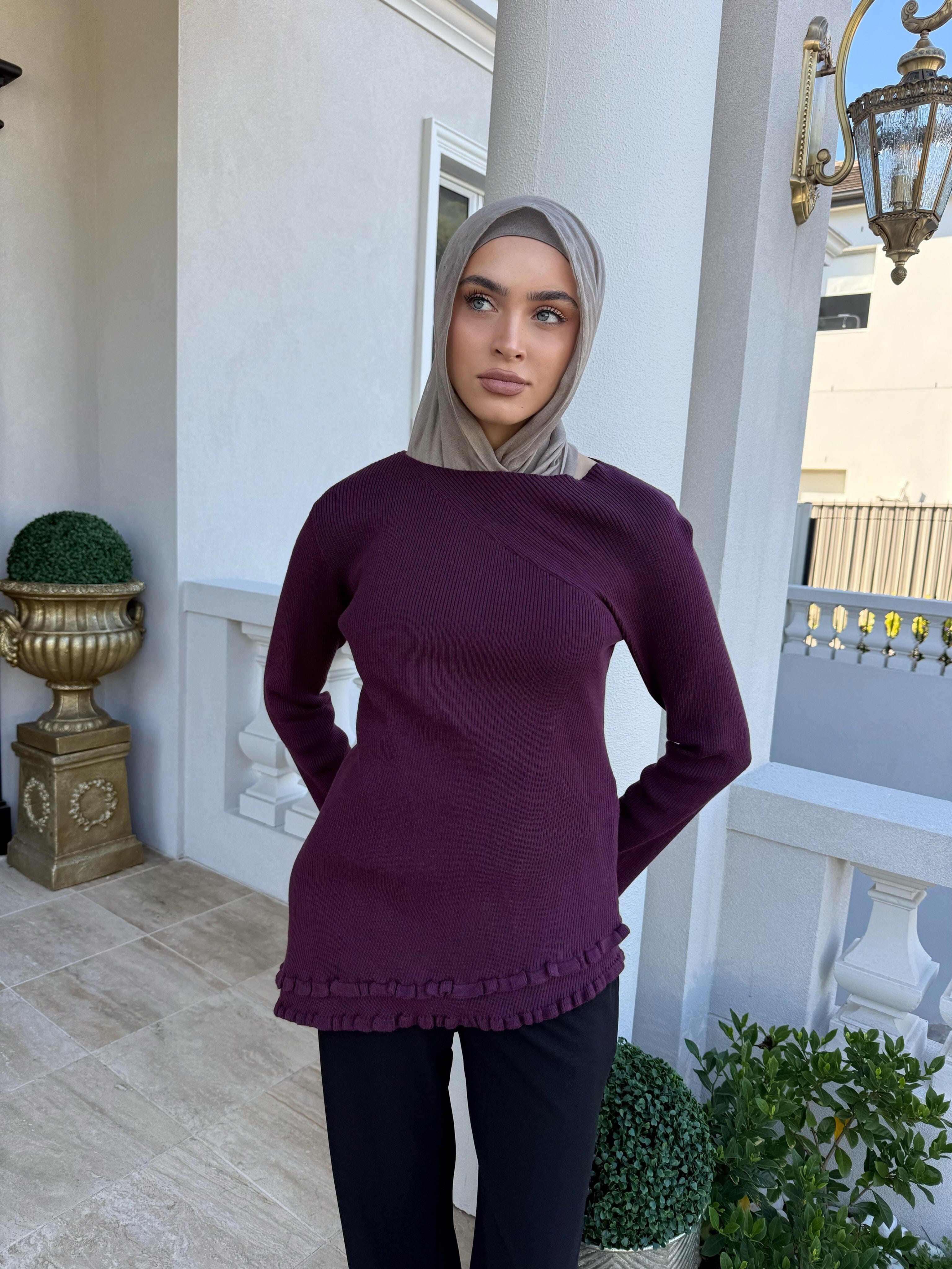 Frill Knit Jumper