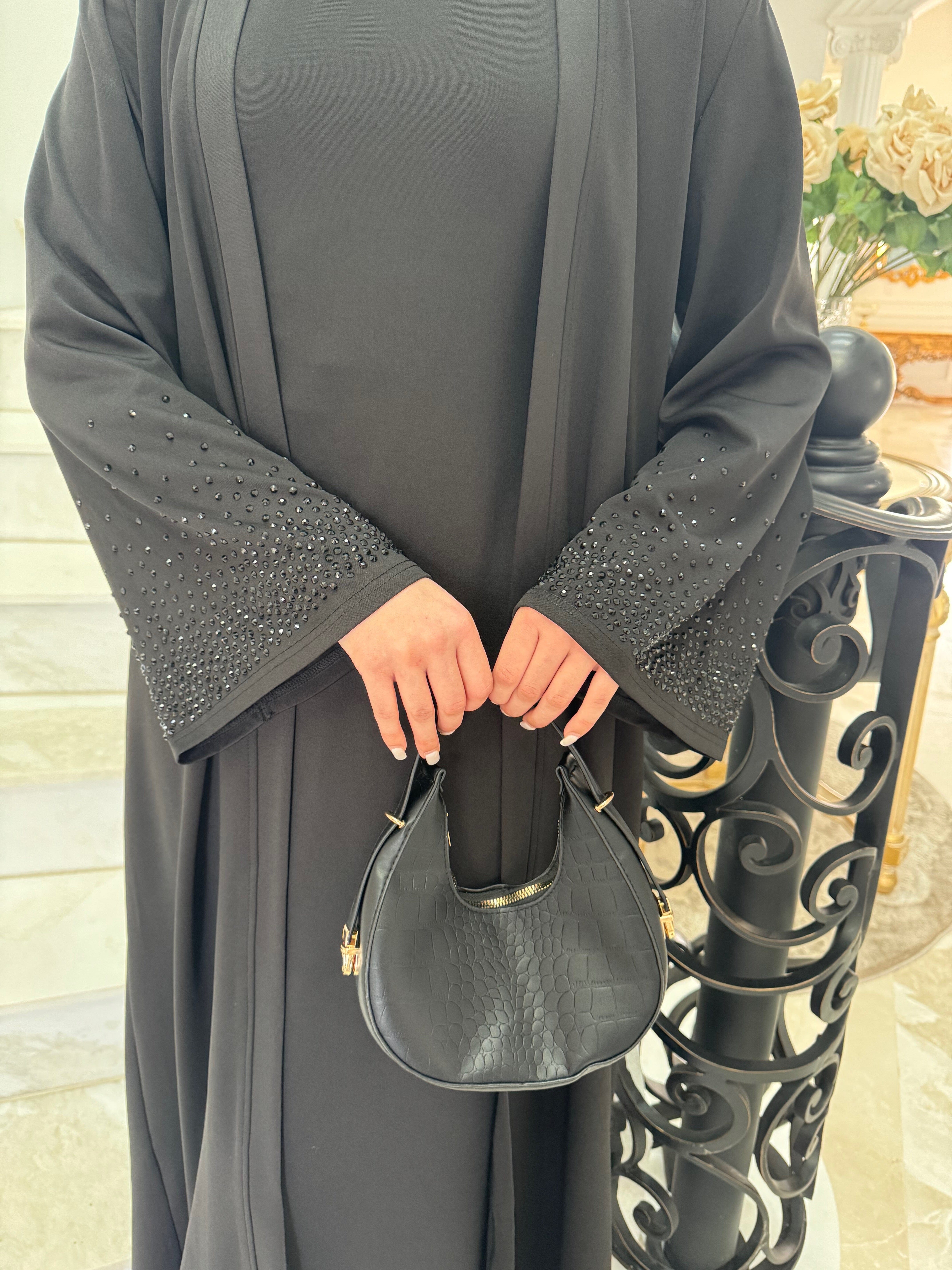 Beaded Abaya Set