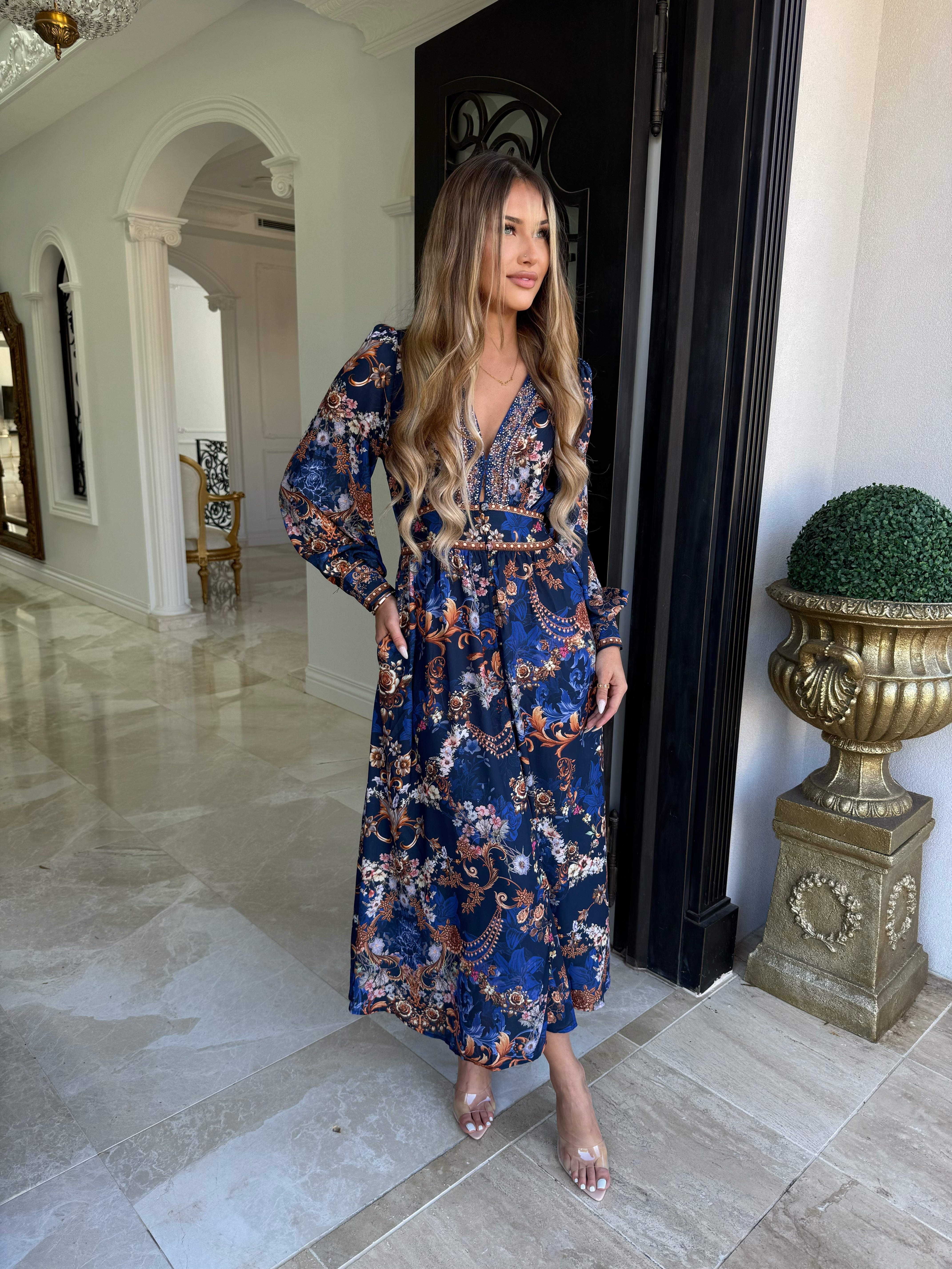 Blue Spark Dress
