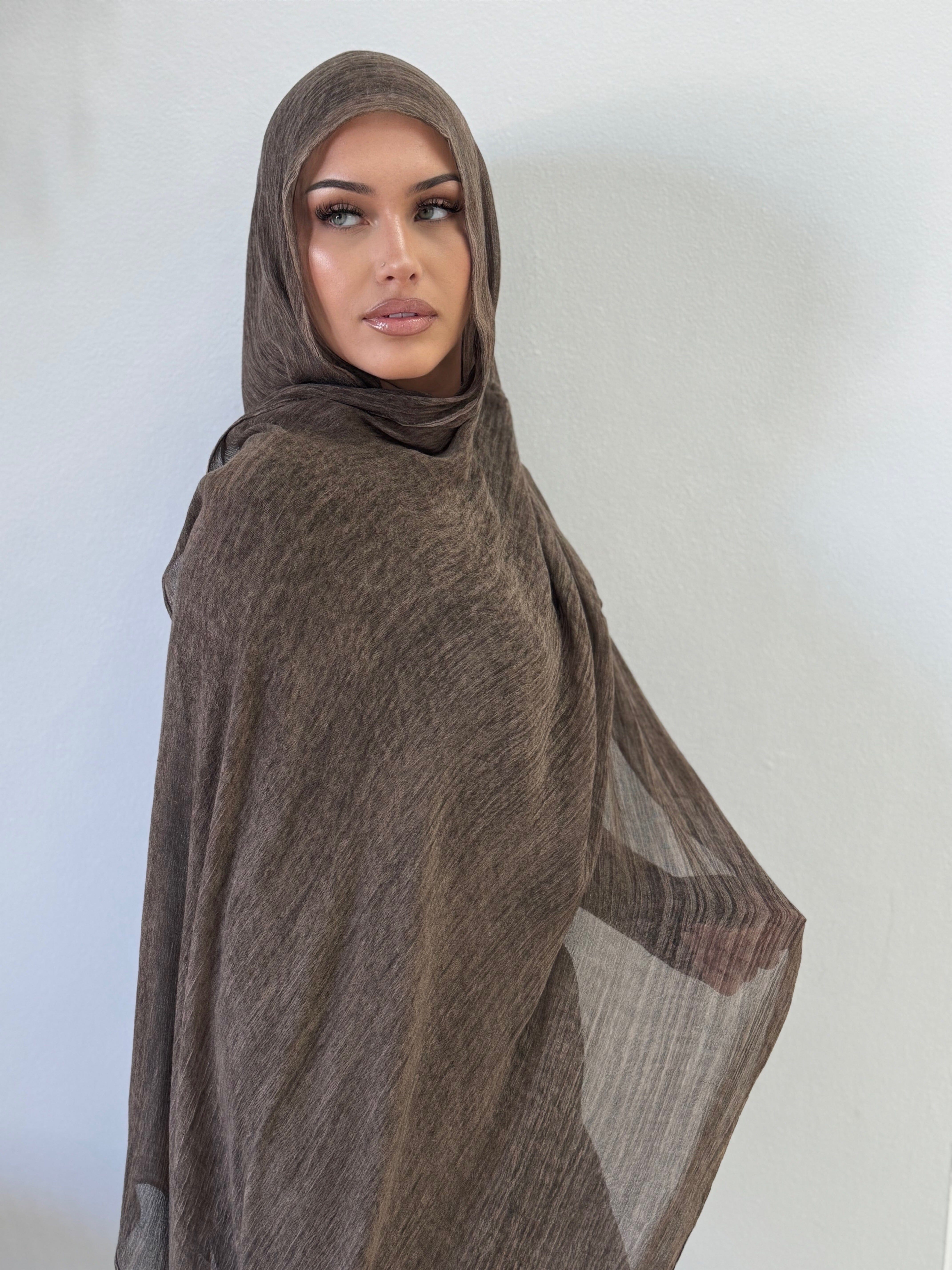 Tiramisu Pleated Hijab