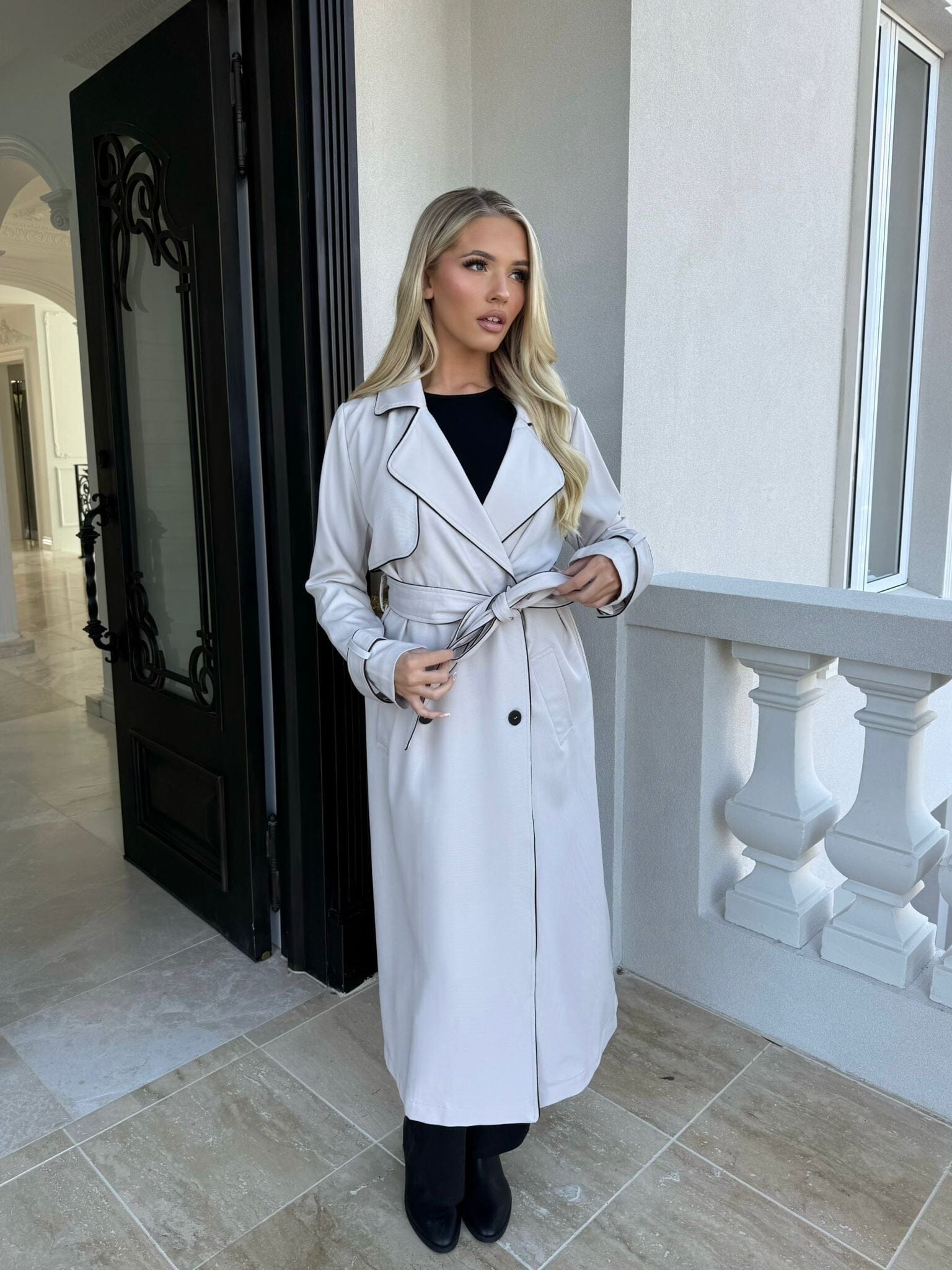 Constrast Coat