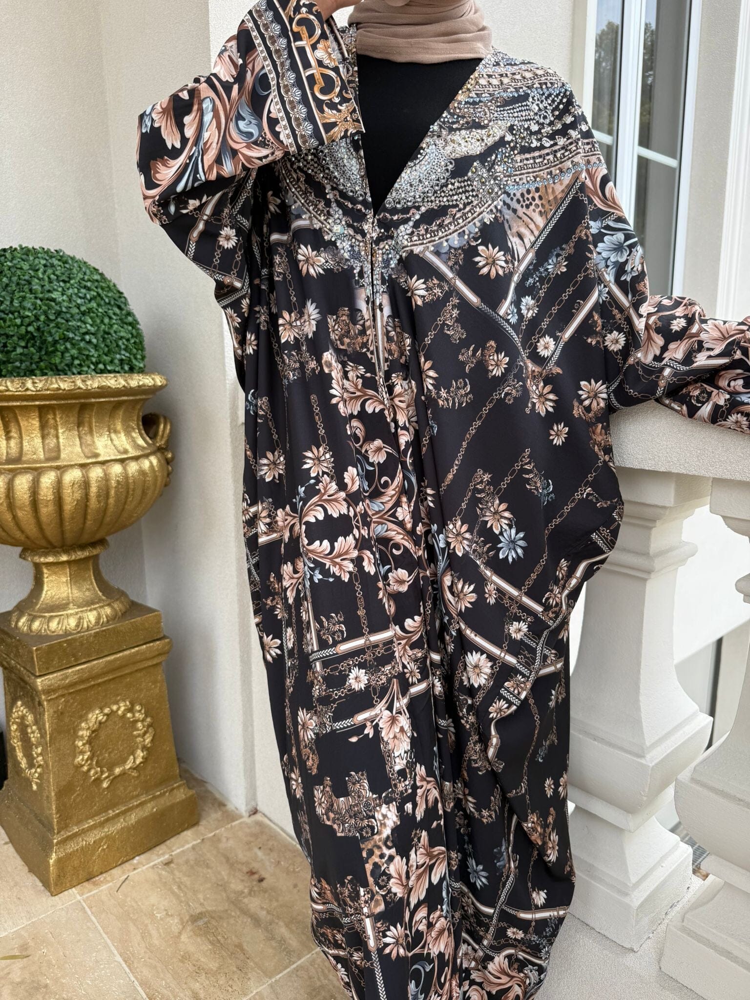 Darkness Beaded Cape