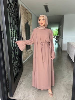 Chiffon Abaya Set