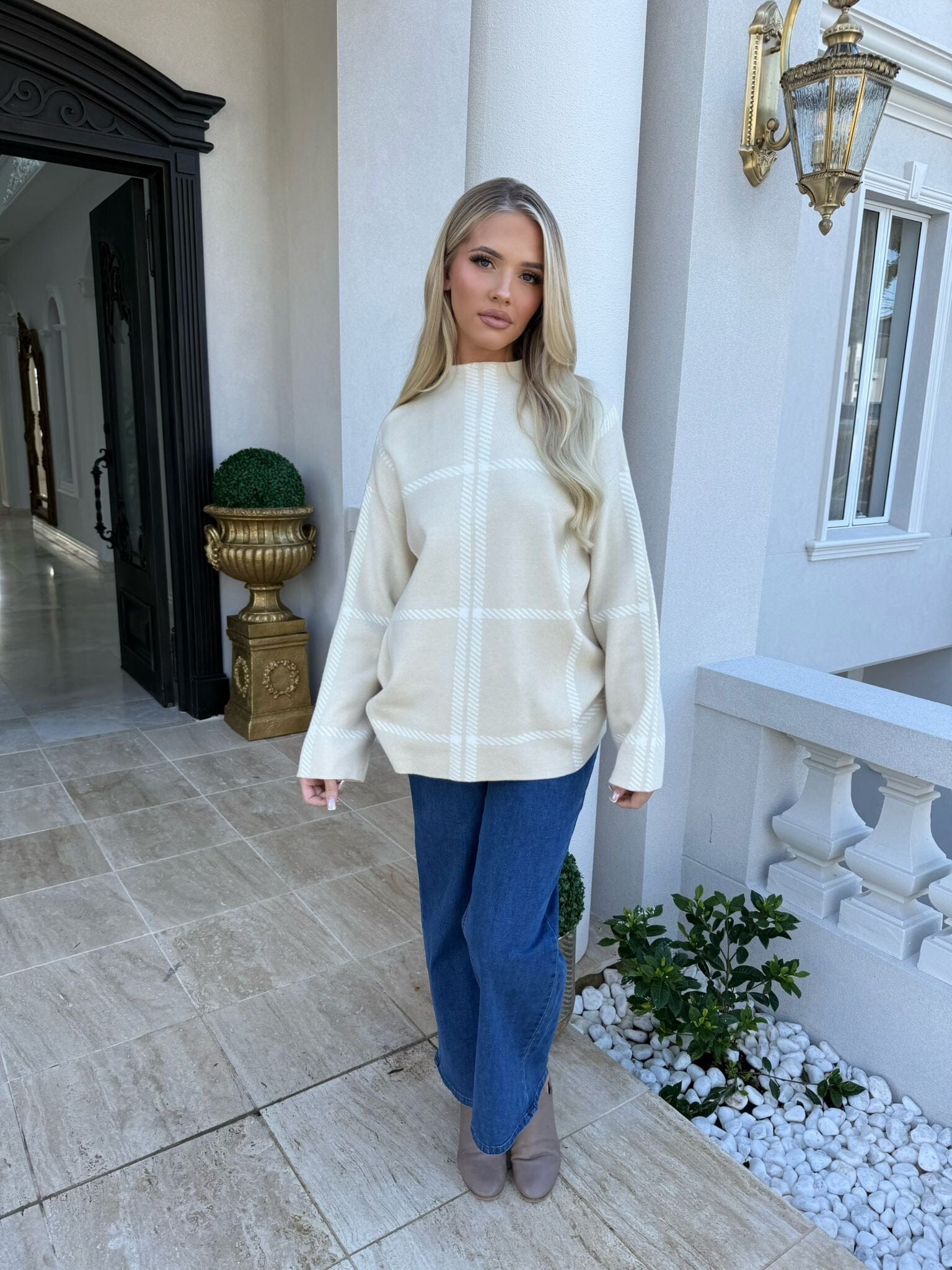 High Neck Sweater