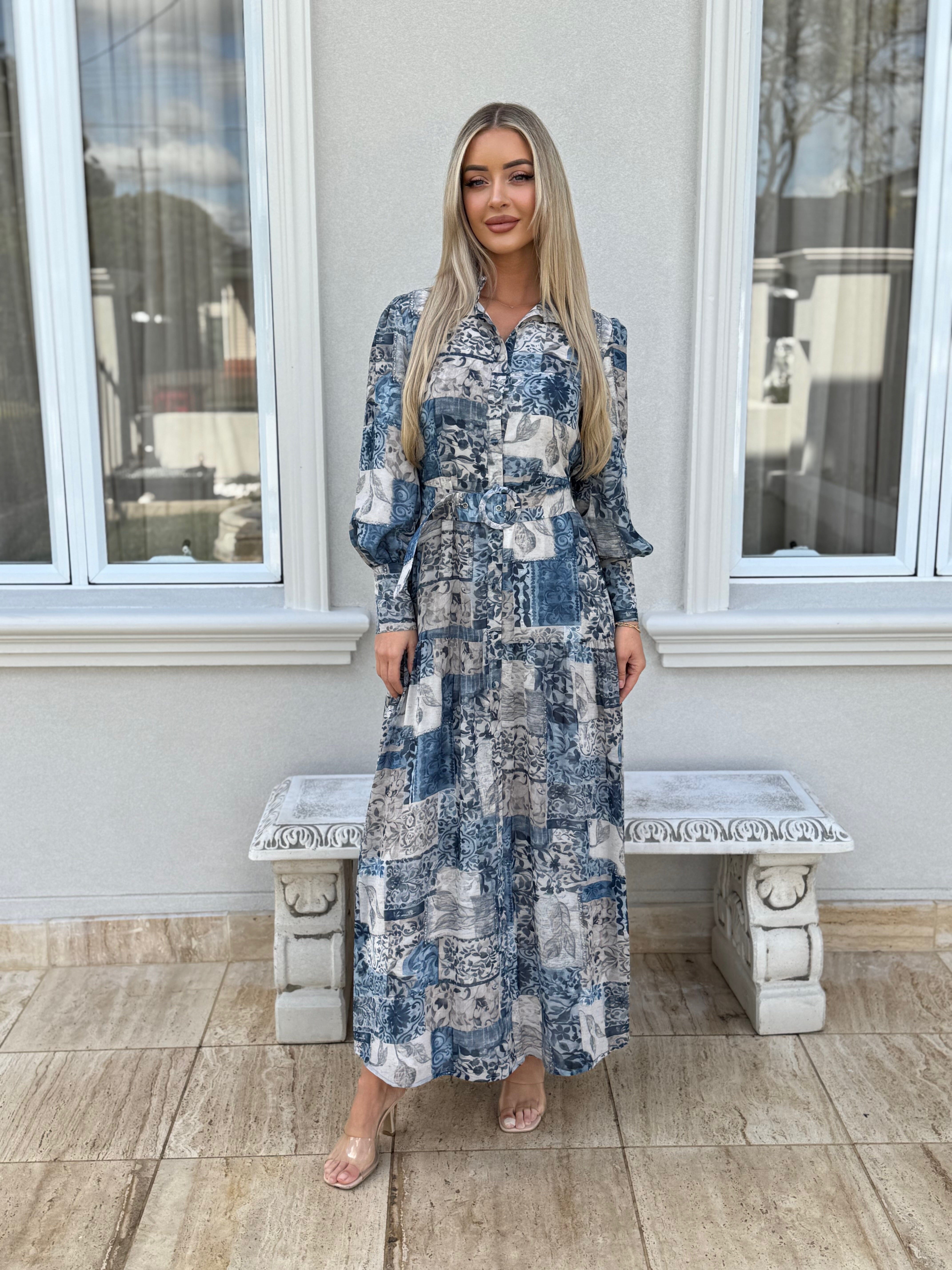 Lina Printed Dress