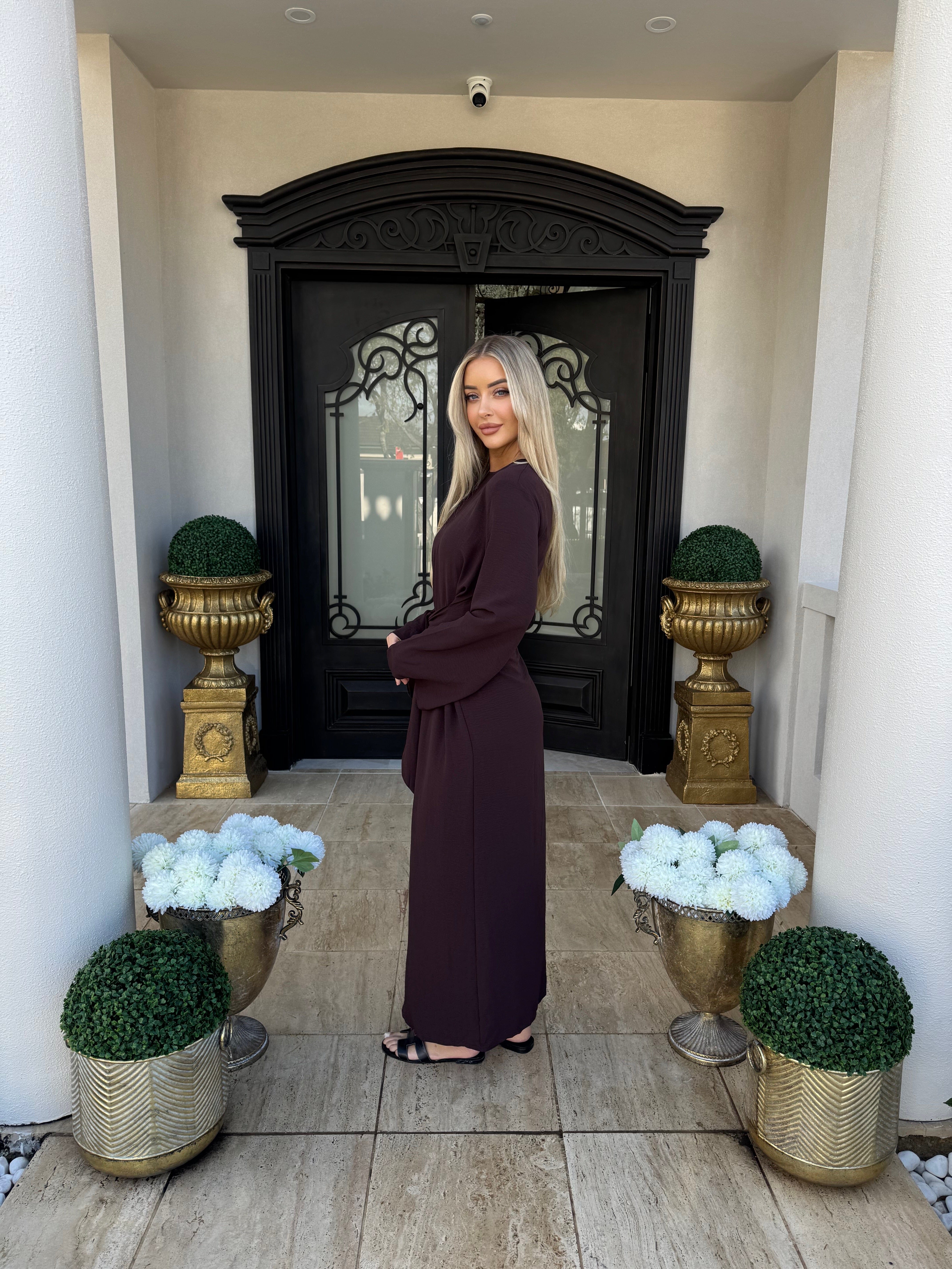 Tie Maxi Dress