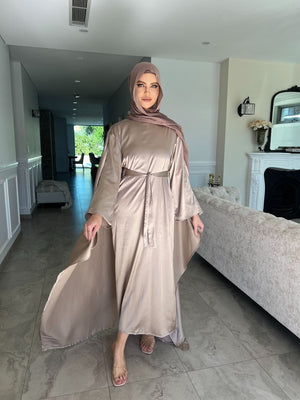 Batwing Satin Kaftan