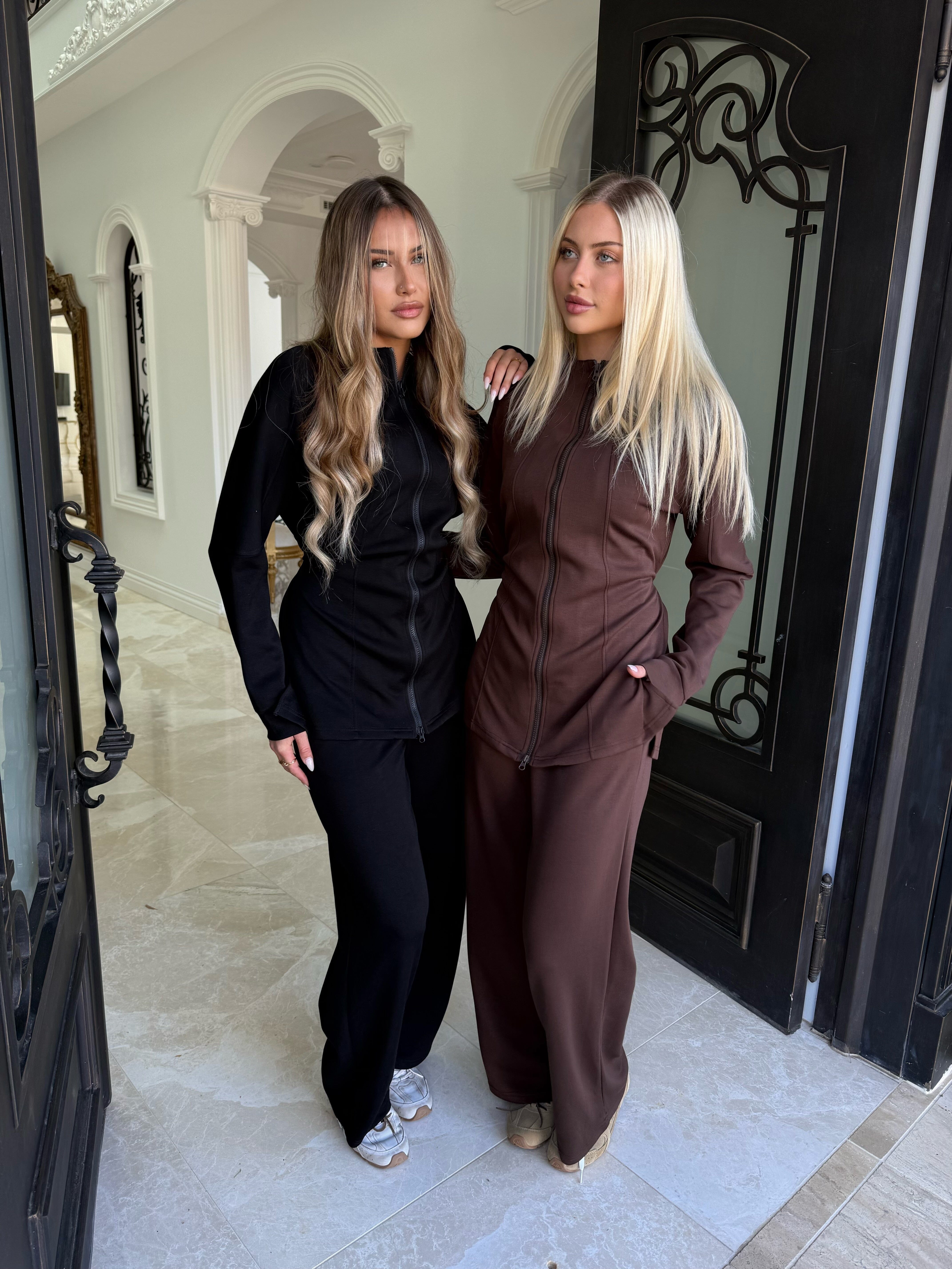 Zip Cinch Tracksuit Set
