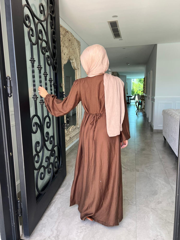 Tie Bow Abaya Set