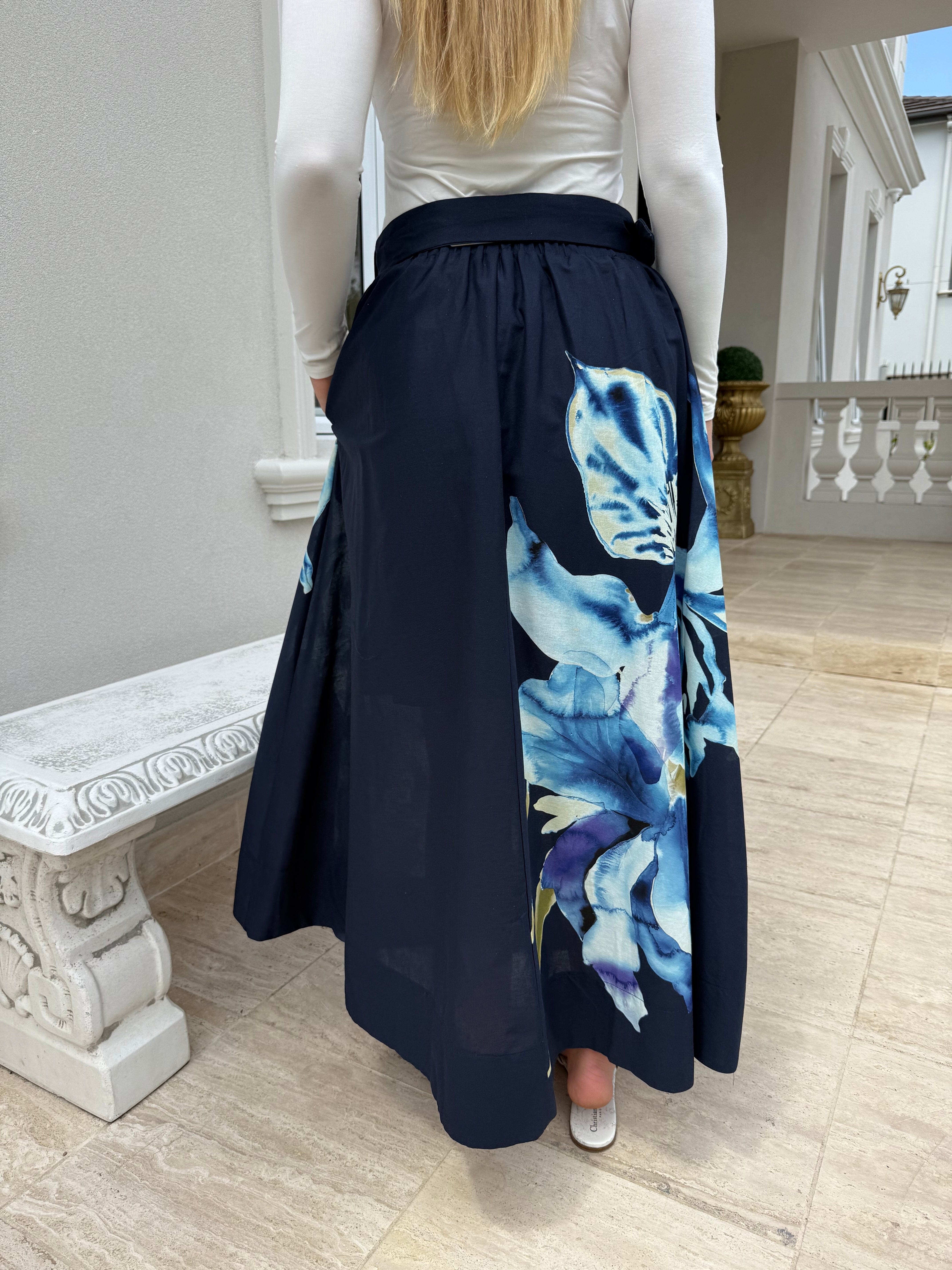 Ink Navy Skirt
