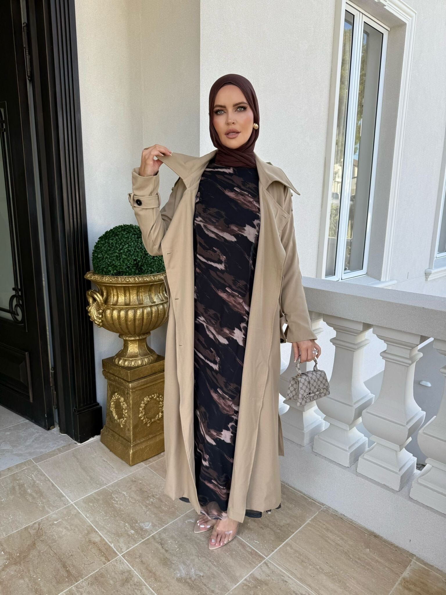 Dye Mesh Dress