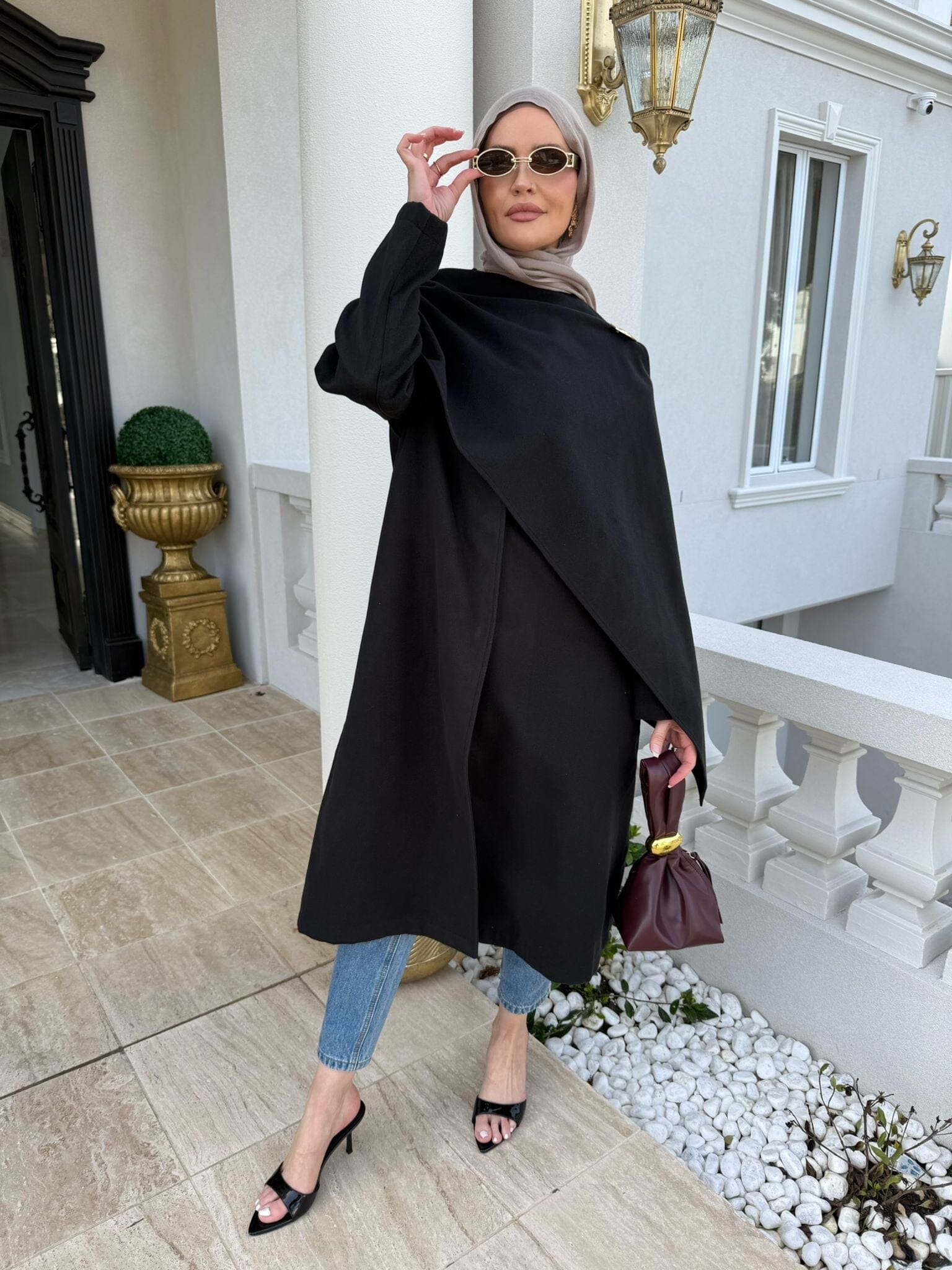Siham Scarf Coat