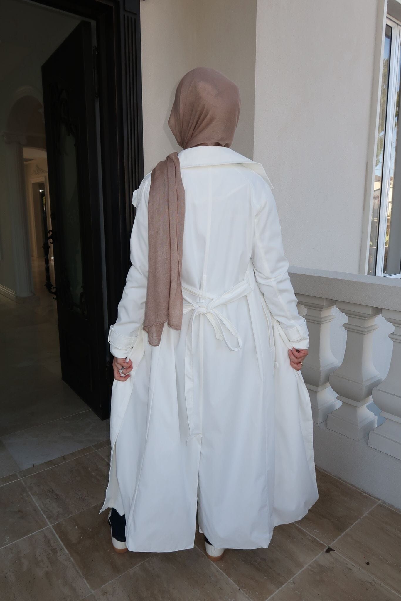 White Trench Jacket