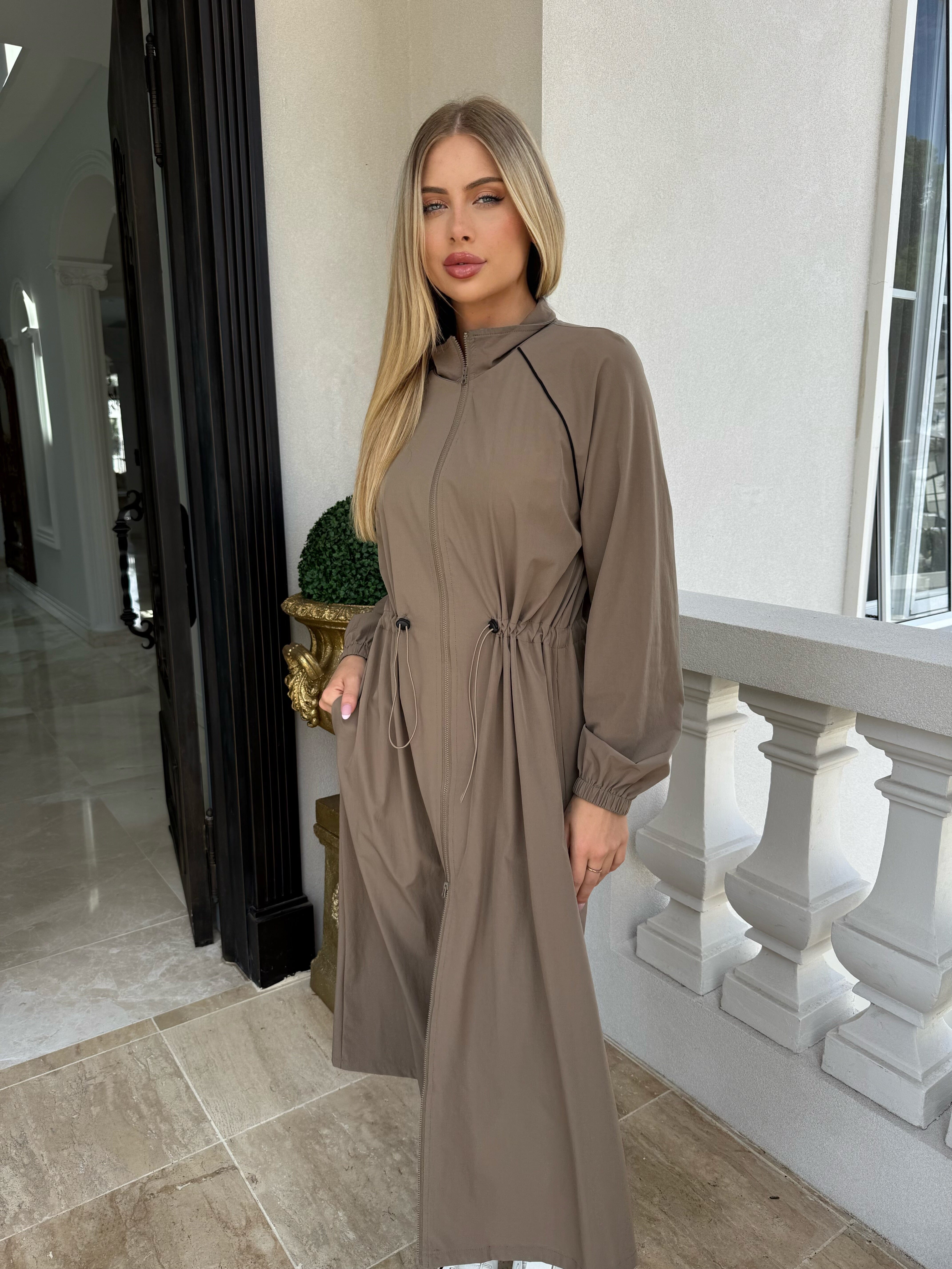 Trimmed Wind Breaker