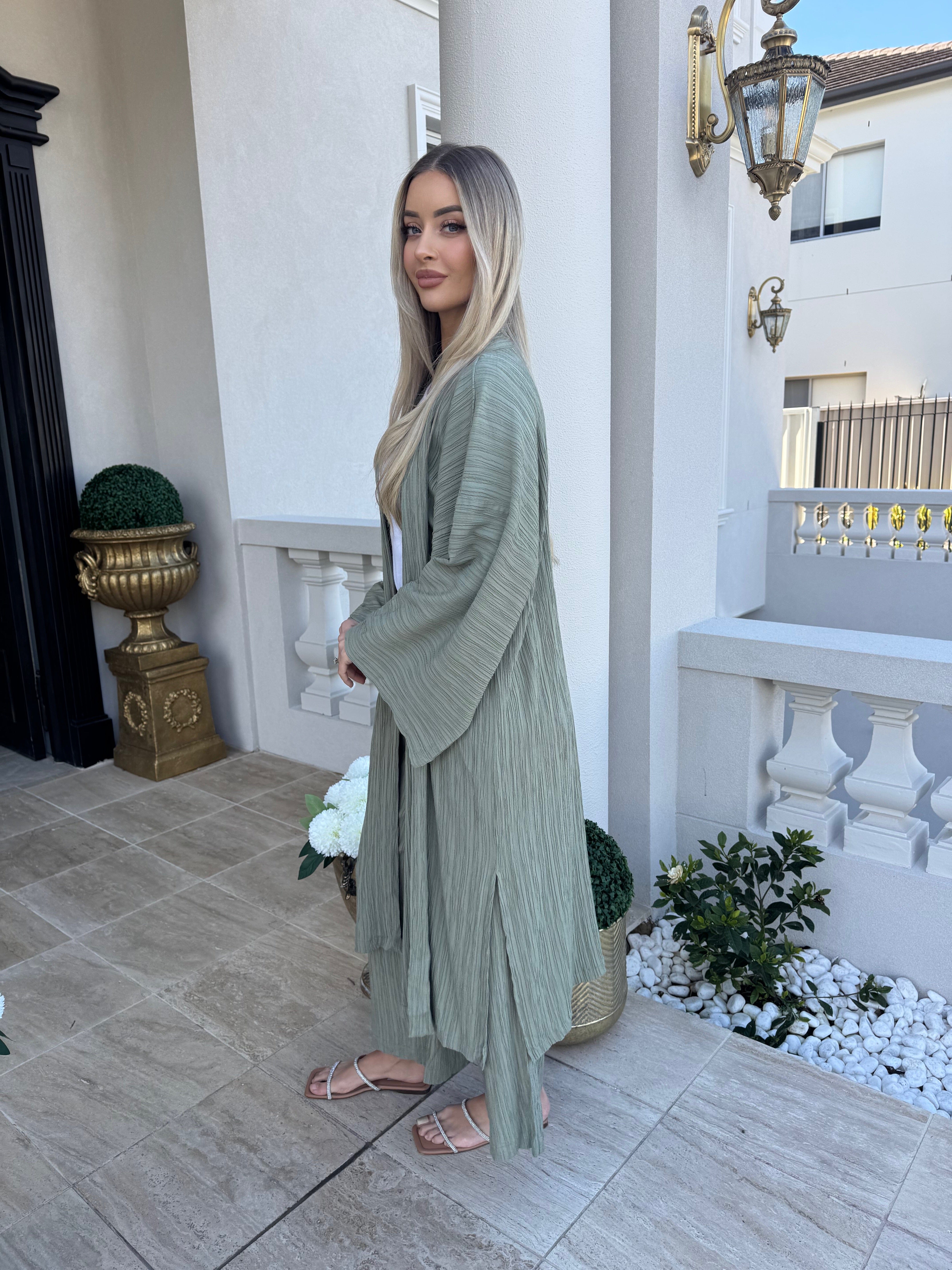 Wafa Cardigan Set