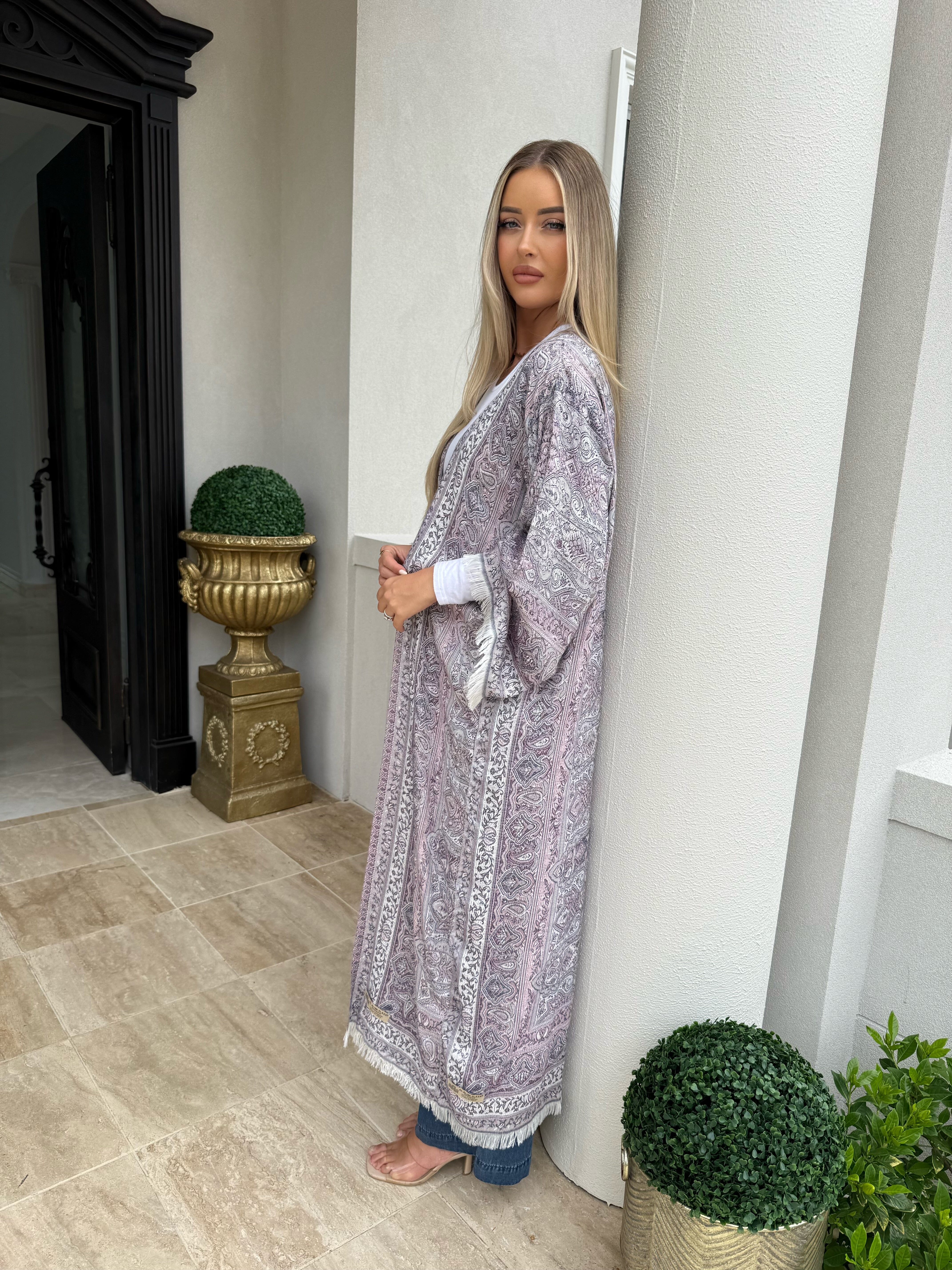 Lilac Pashmina Set