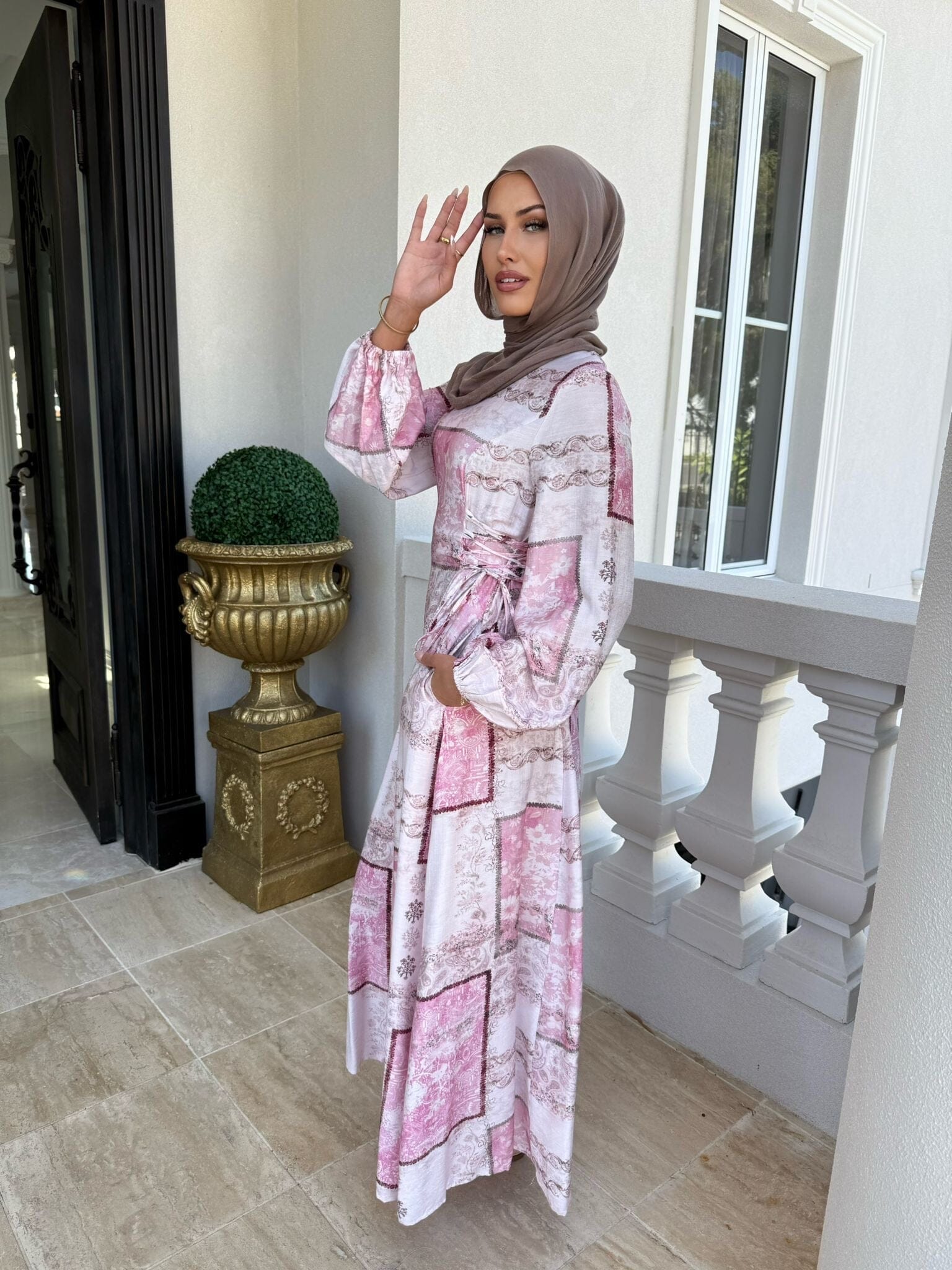 Pretty Pink Tie Dress