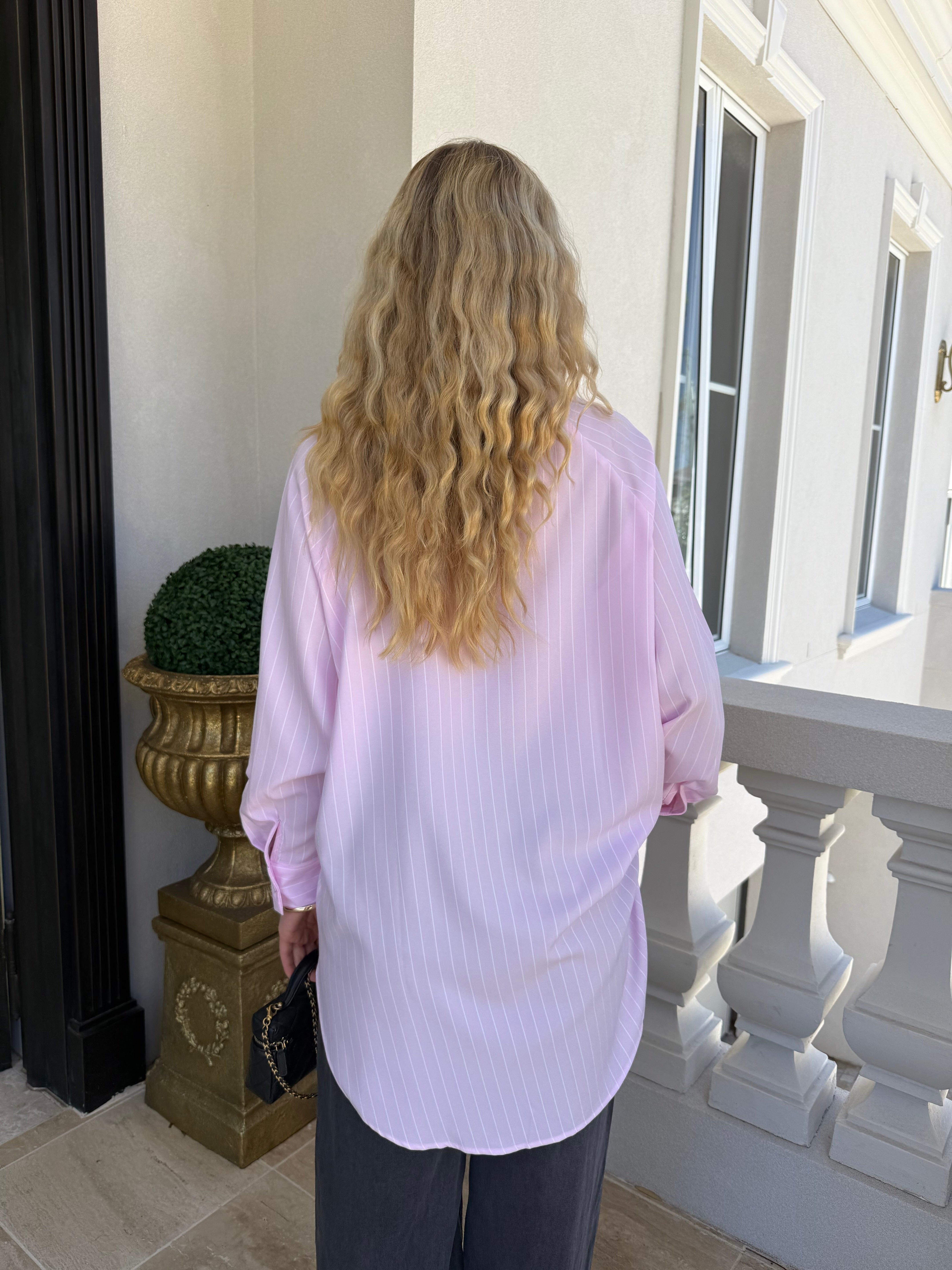 High Low Stripe Shirt