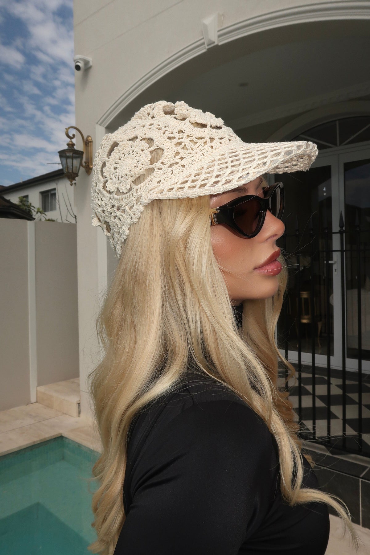Crochet Visor Hat
