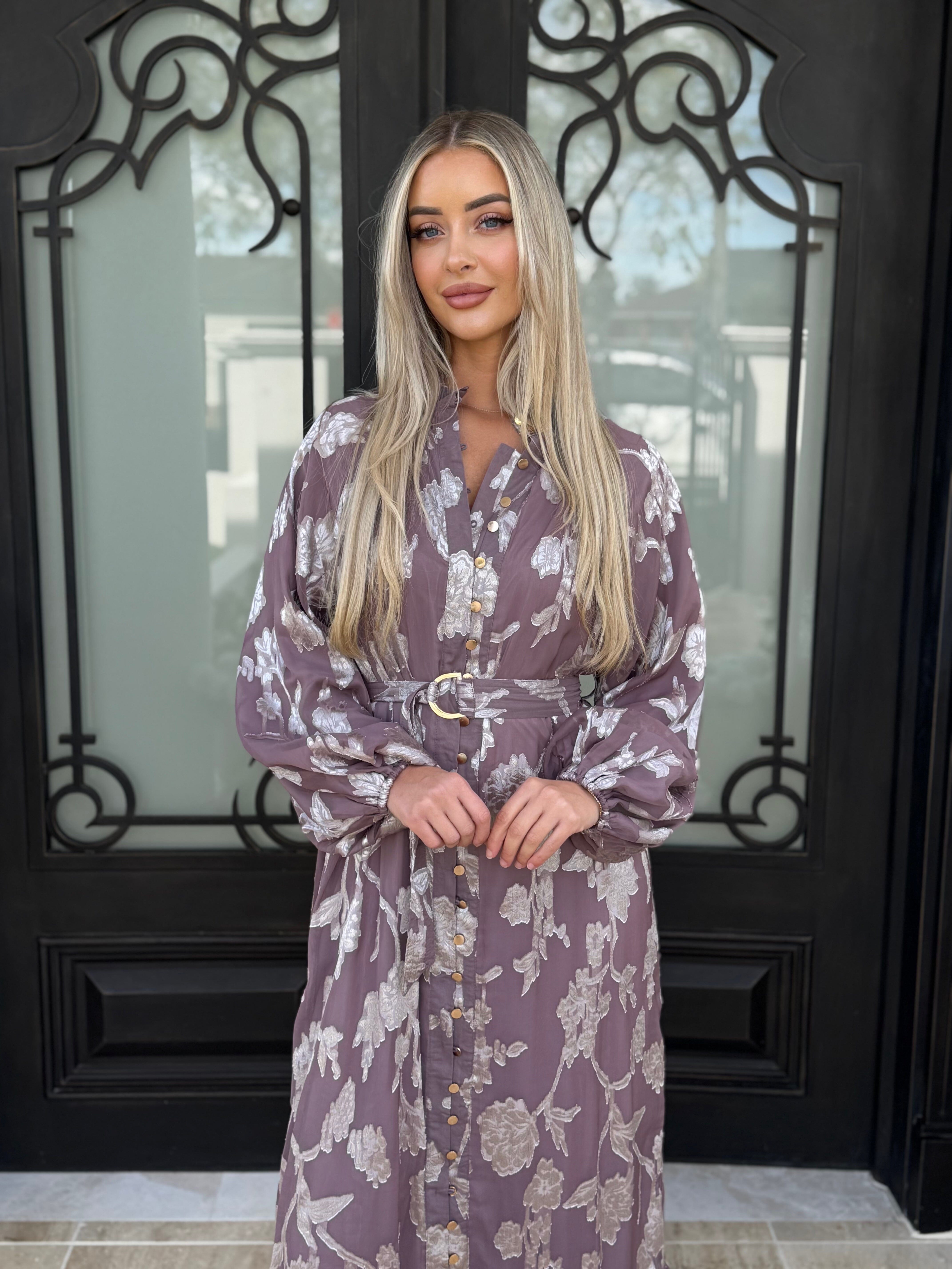 Blush Floral Dress
