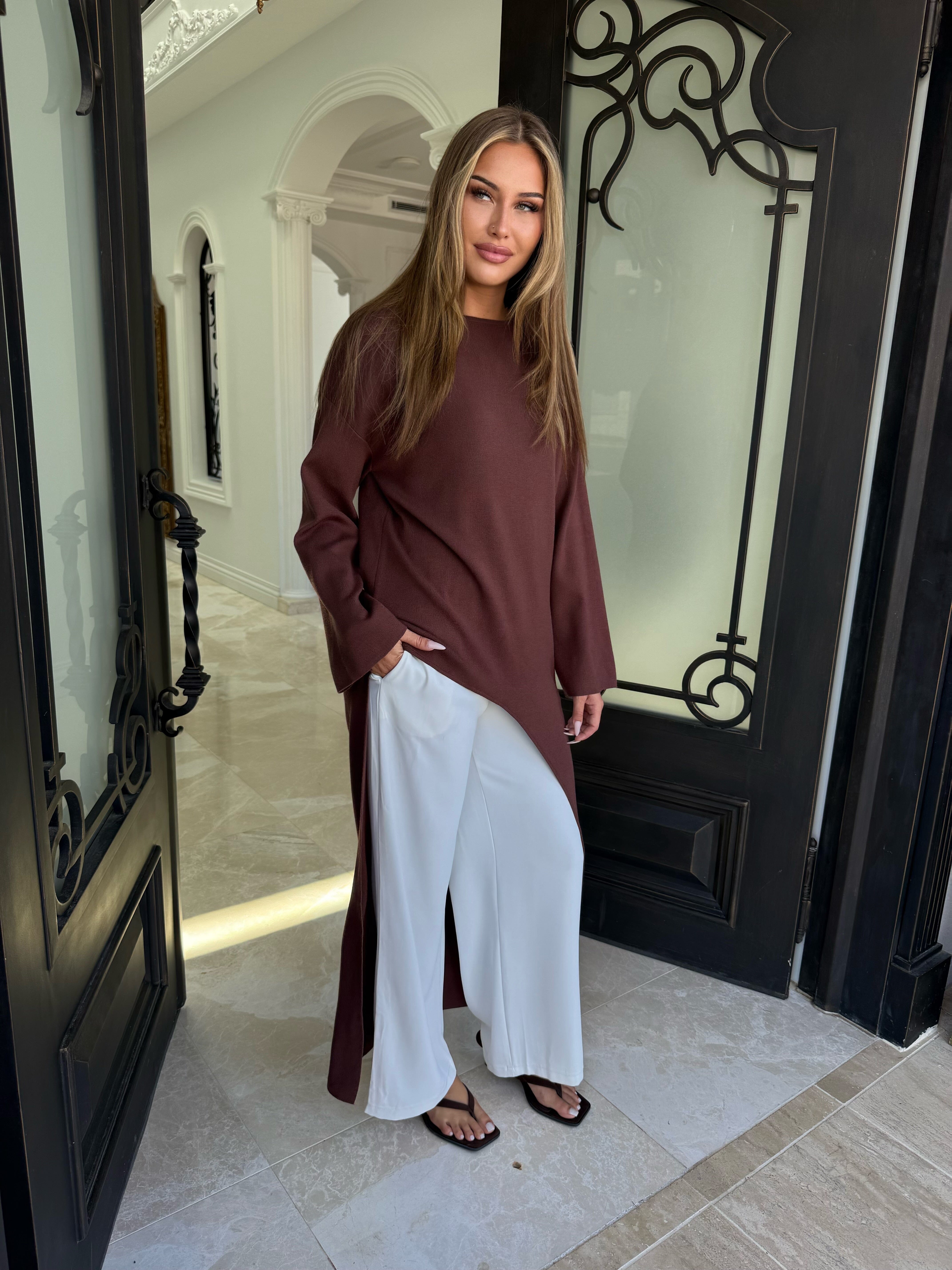 Knit High-low Tunic