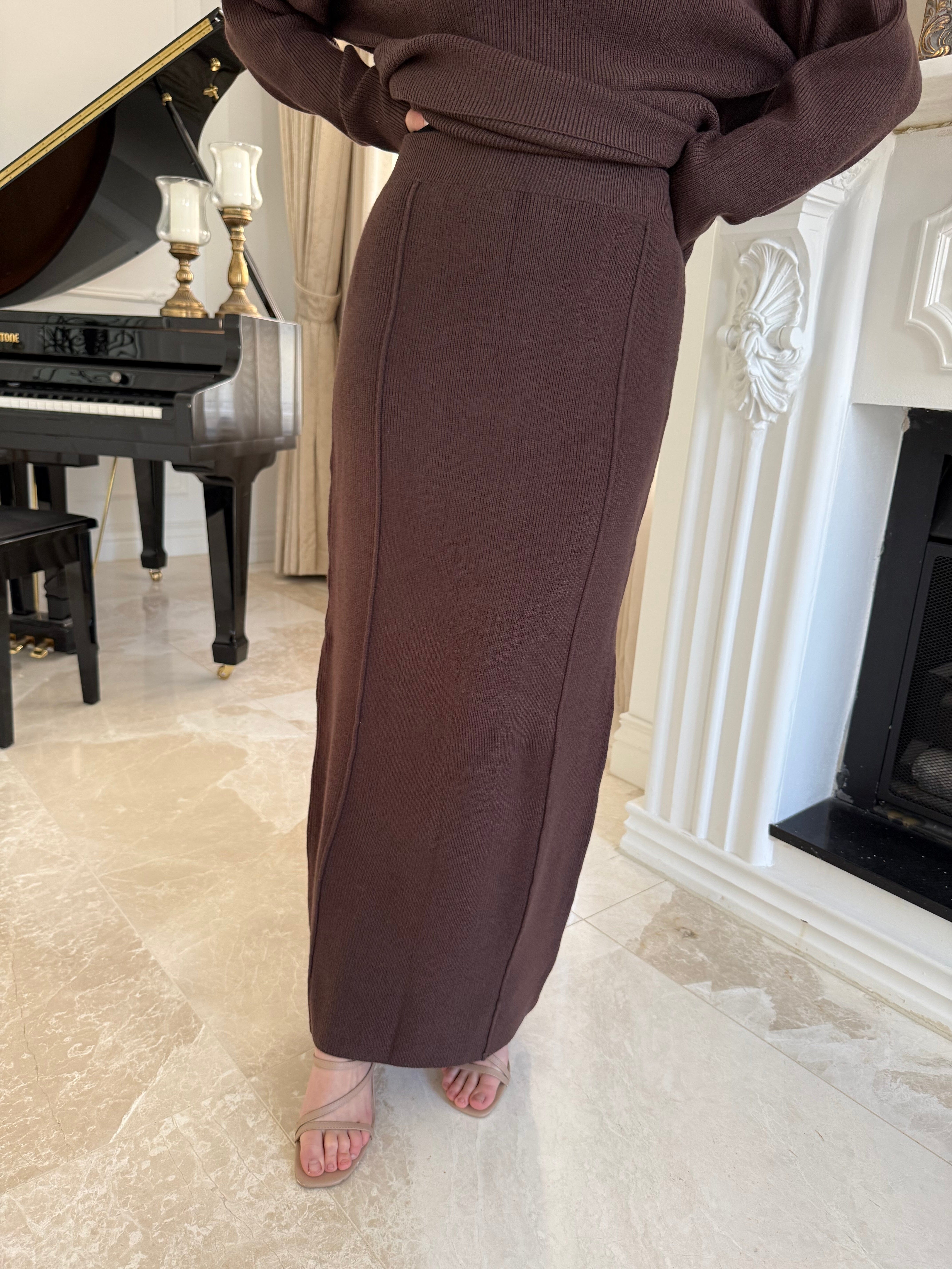 Turtle Neck Knit Set