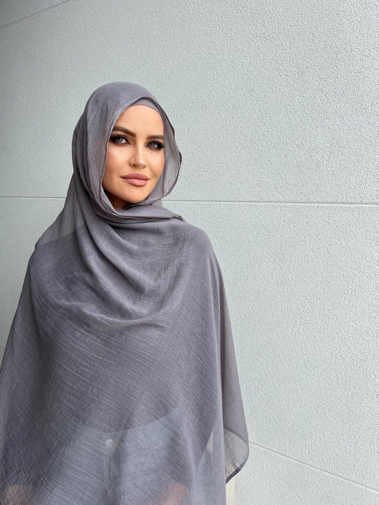 Premium Grey Hijab Set