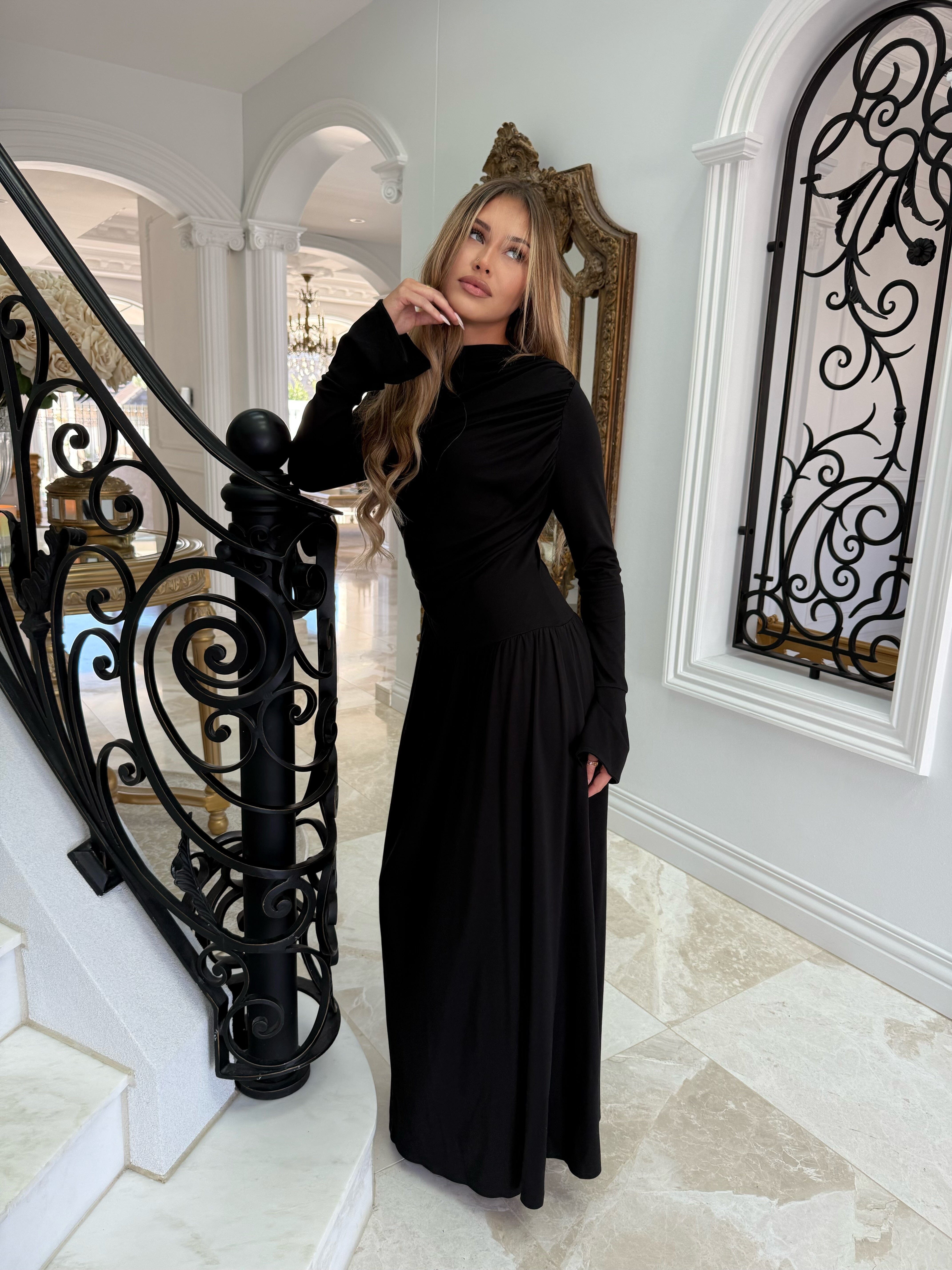 Maxi Gathered Dress