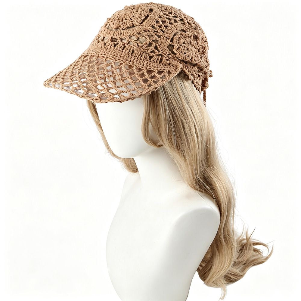 Crochet Visor Hat