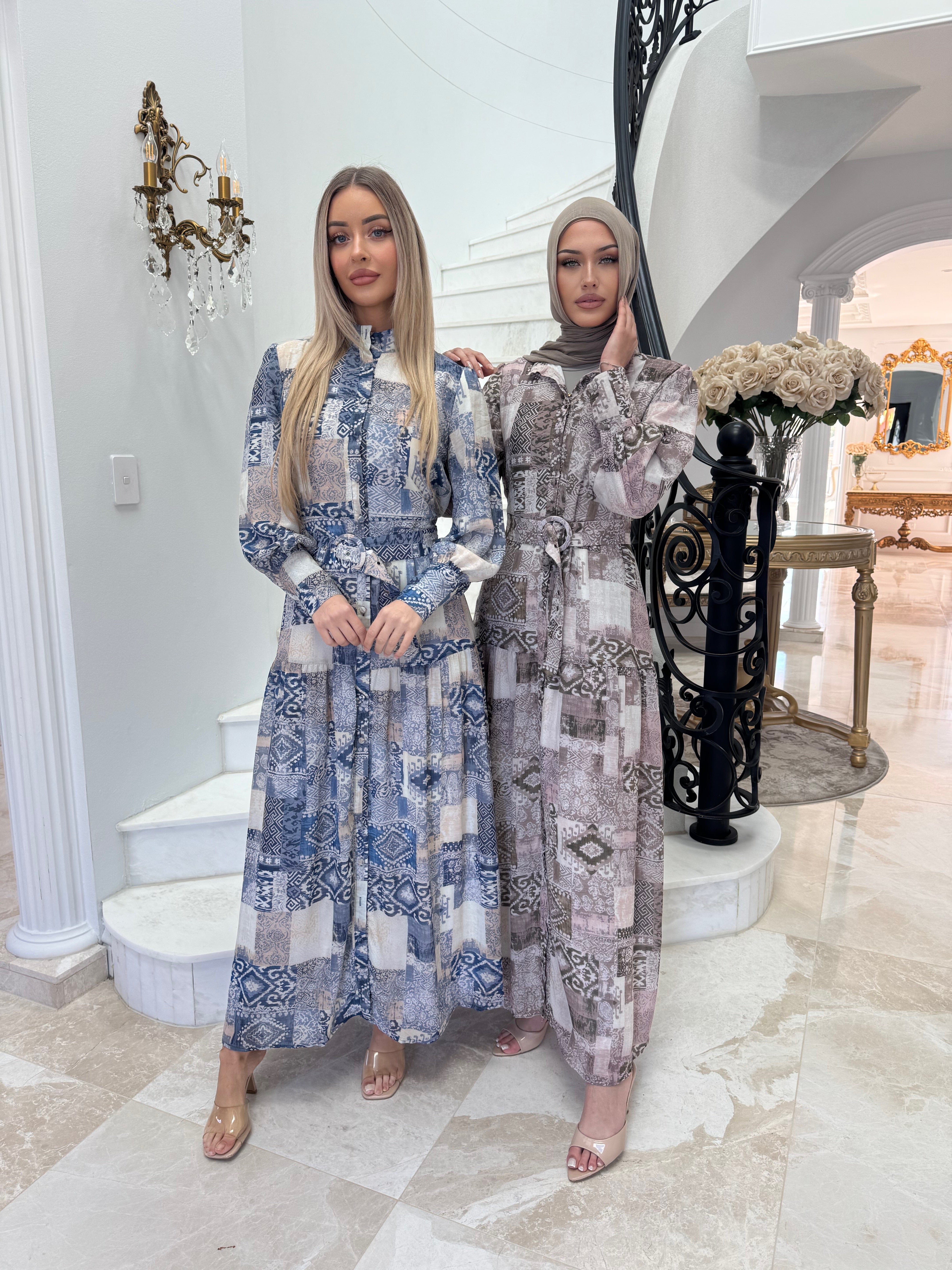 Anna Printed Dress