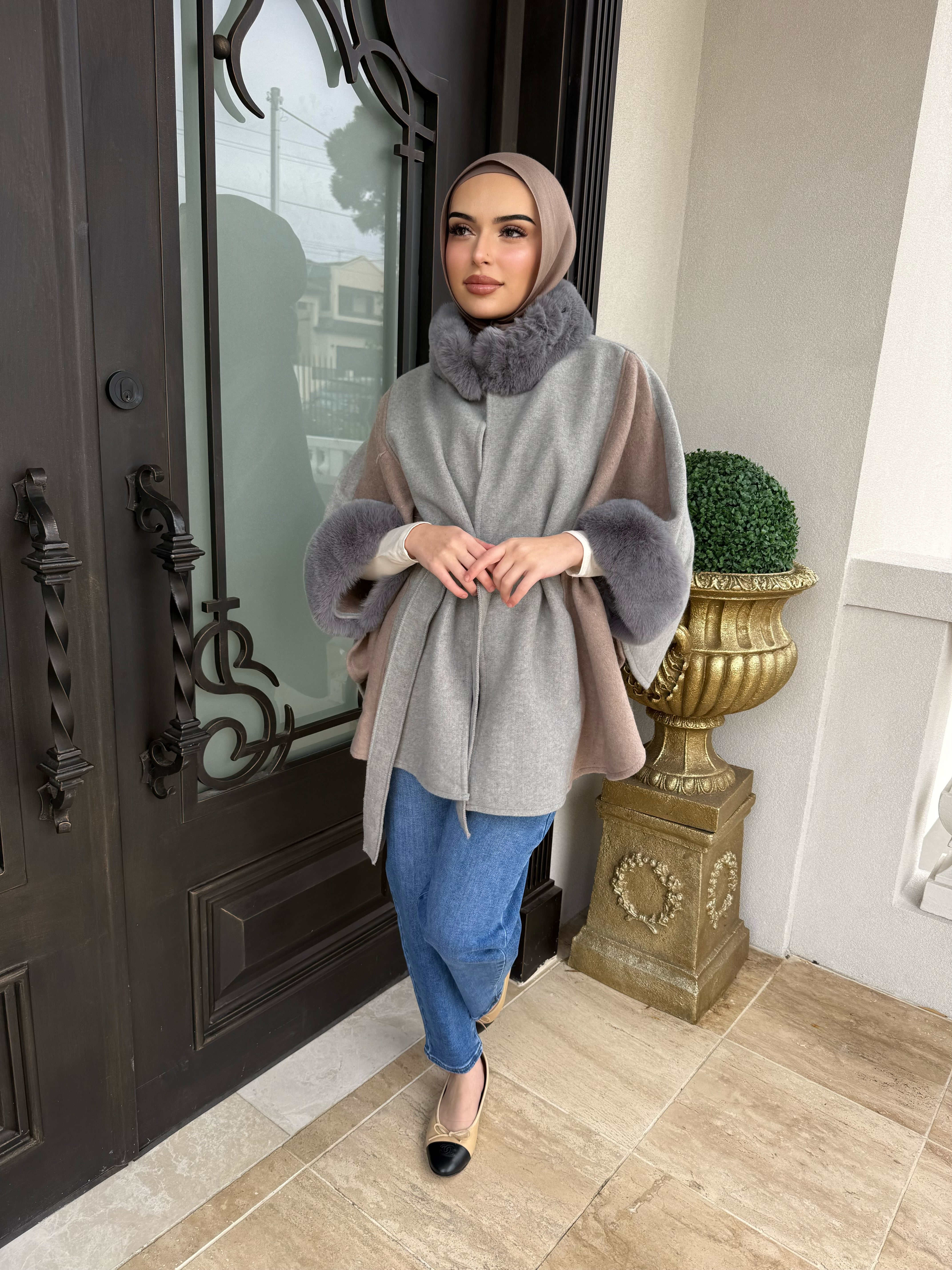 Fur Poncho