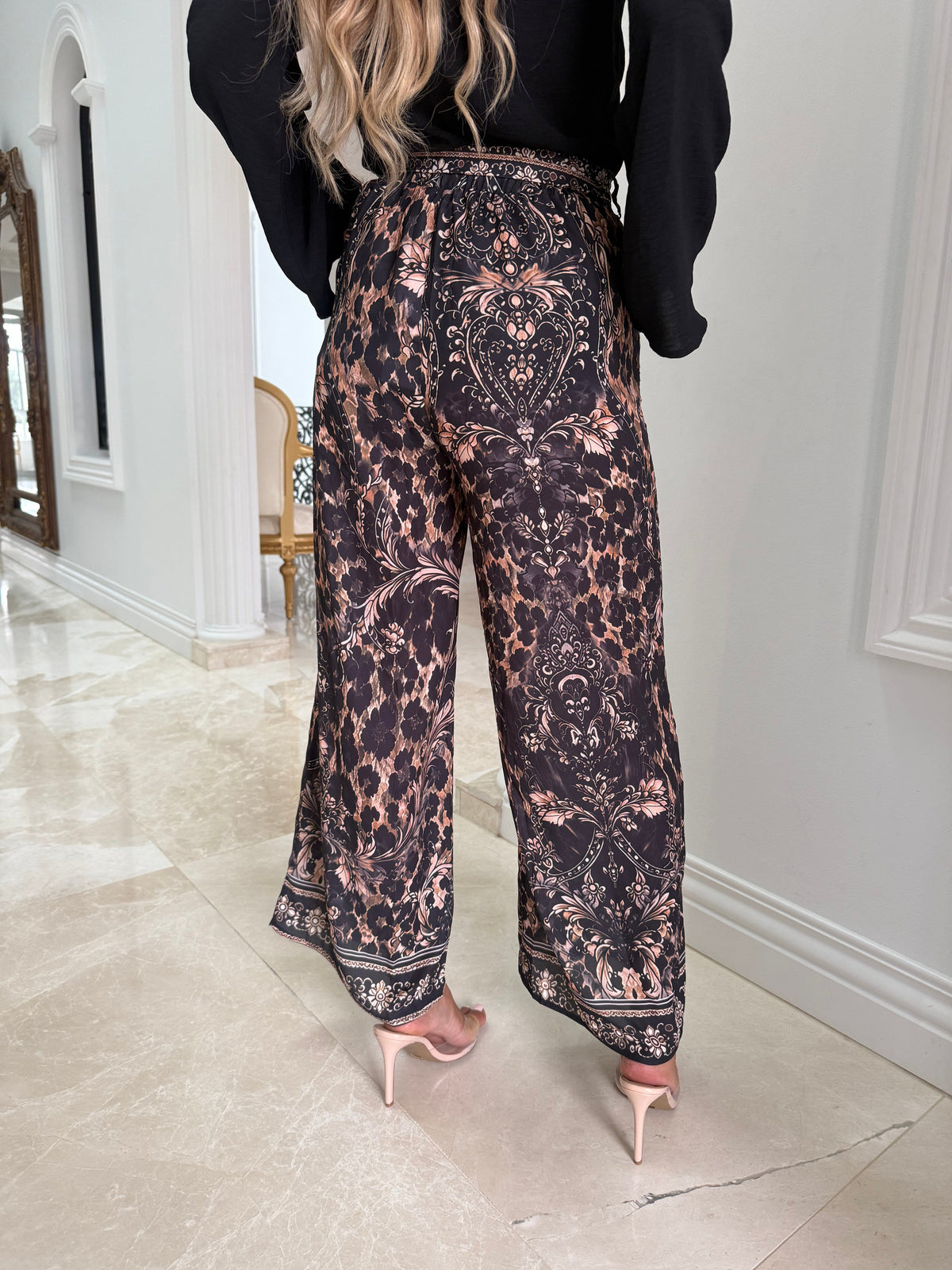 Cheetah Beaded Pants