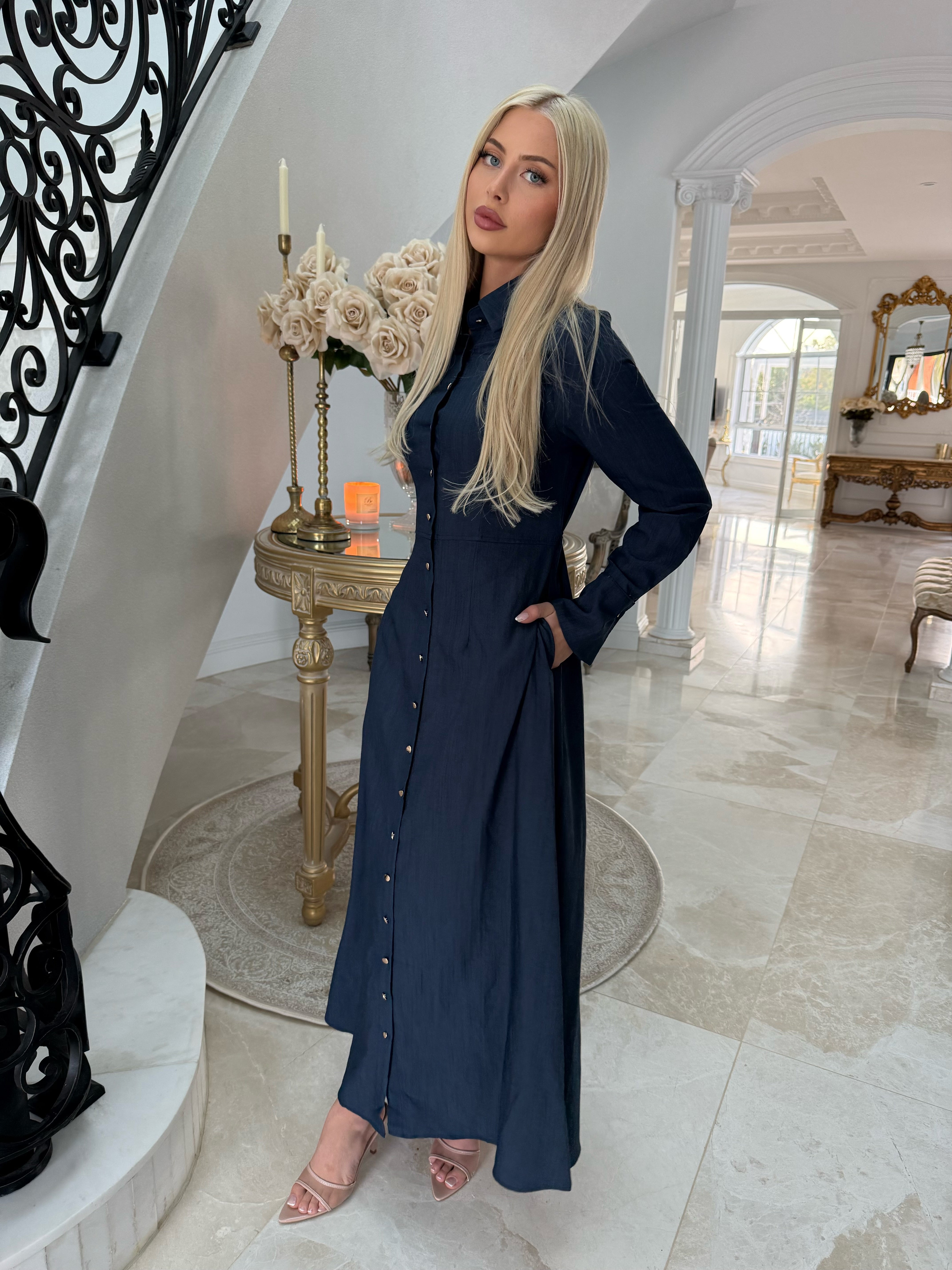 Button Down Maxi